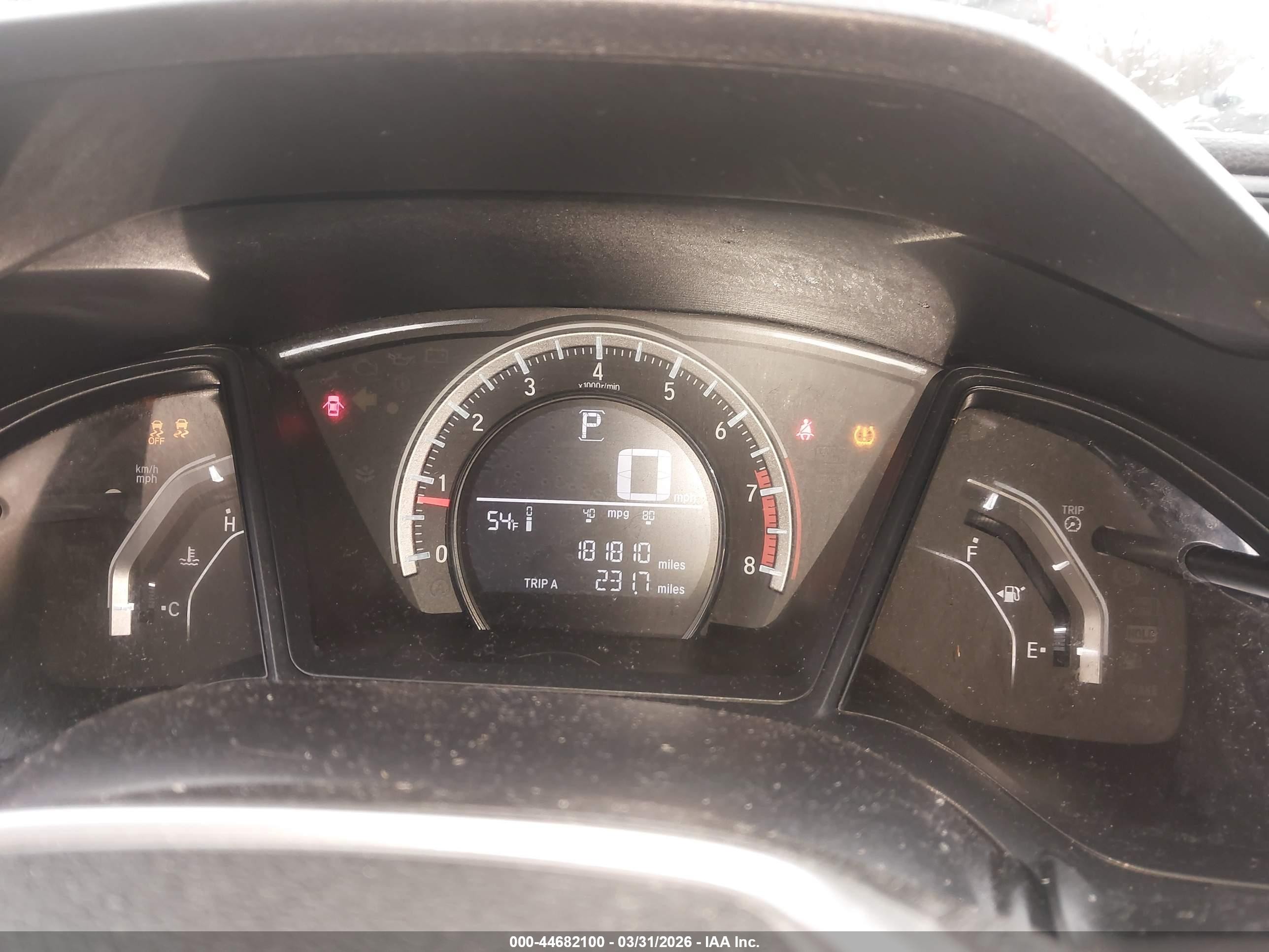 2016 Honda Civic Lx Blue vin: 19XFC2F57GE204750