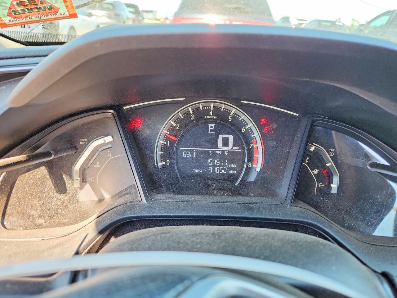 2017 Honda Civic Lx Charcoal vin: 19XFC2F57HE053362