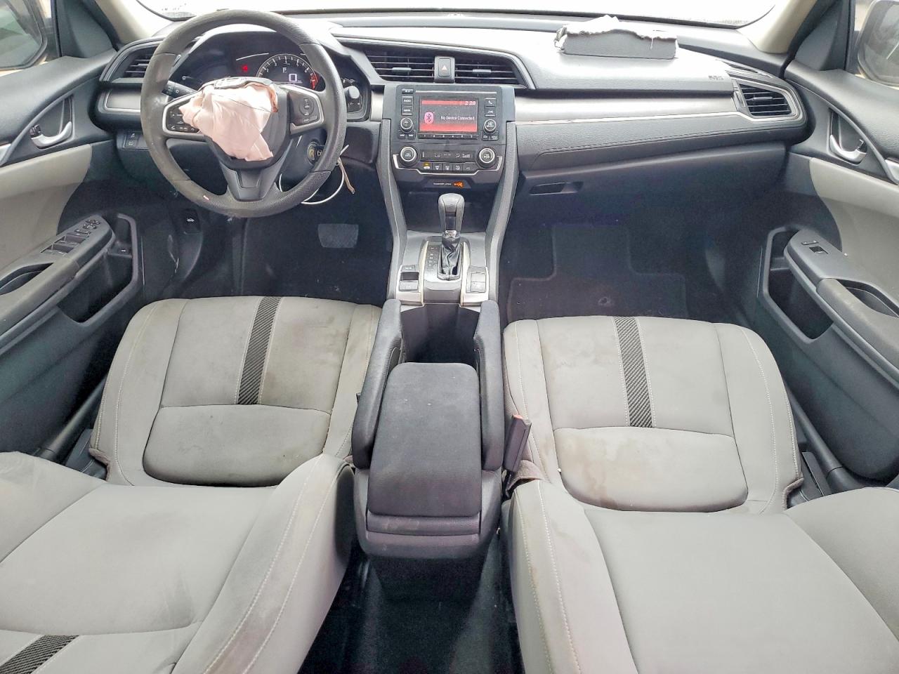 2018 Honda Civic Lx Gray vin: 19XFC2F57JE019749