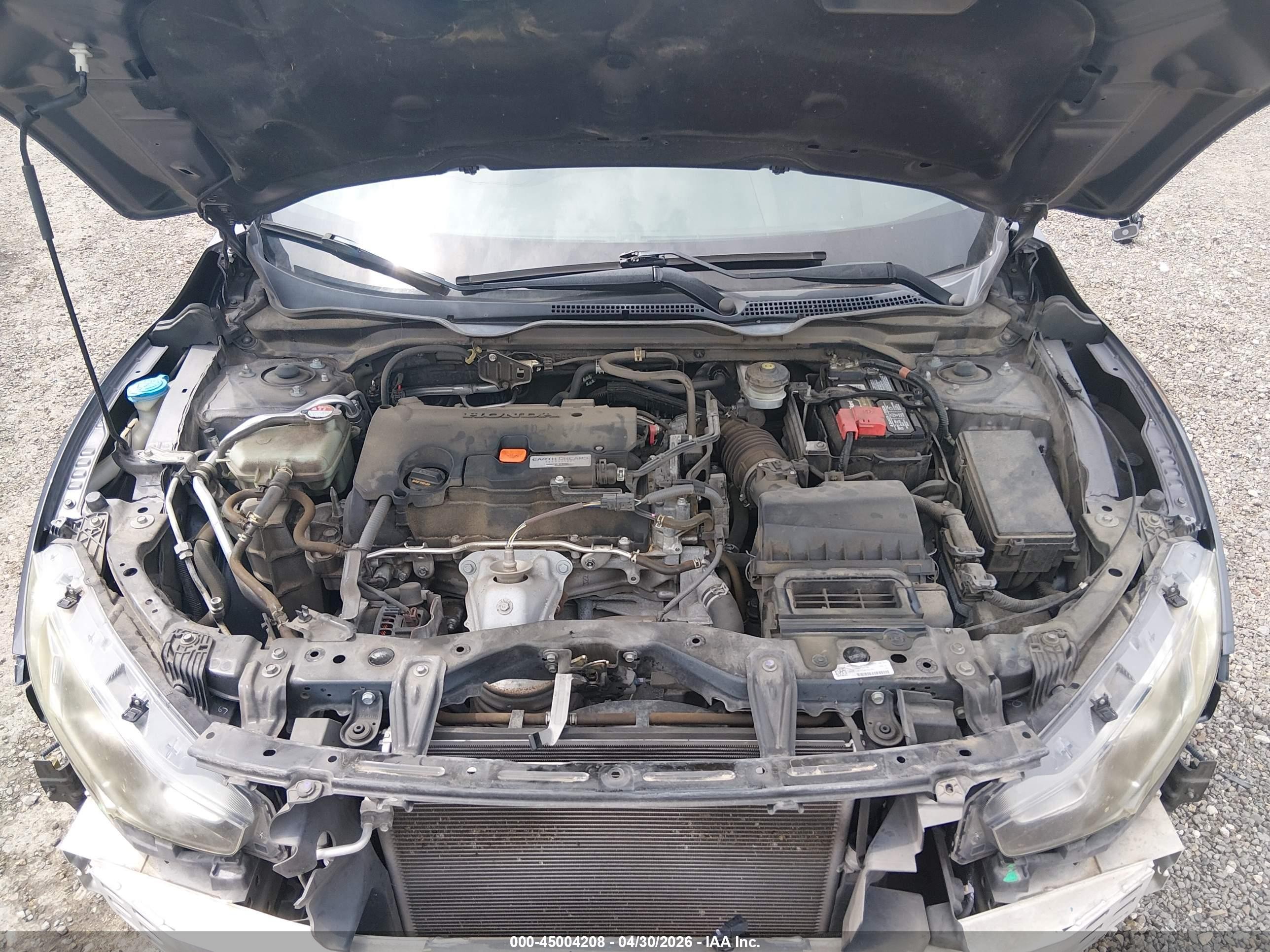 2018 Honda Civic Lx Gray vin: 19XFC2F57JE019881