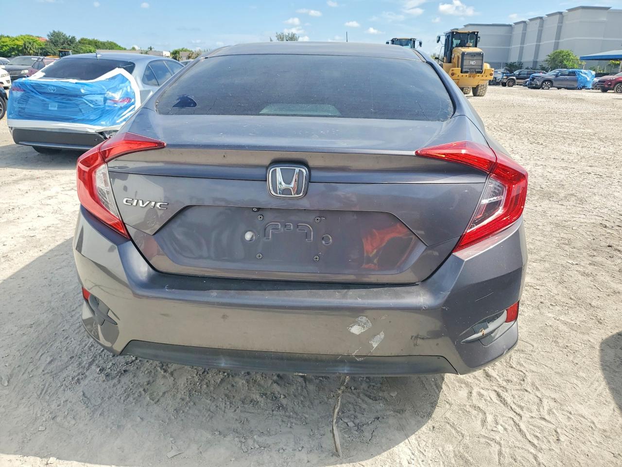 2016 Honda Civic Lx Gray vin: 19XFC2F58GE022491