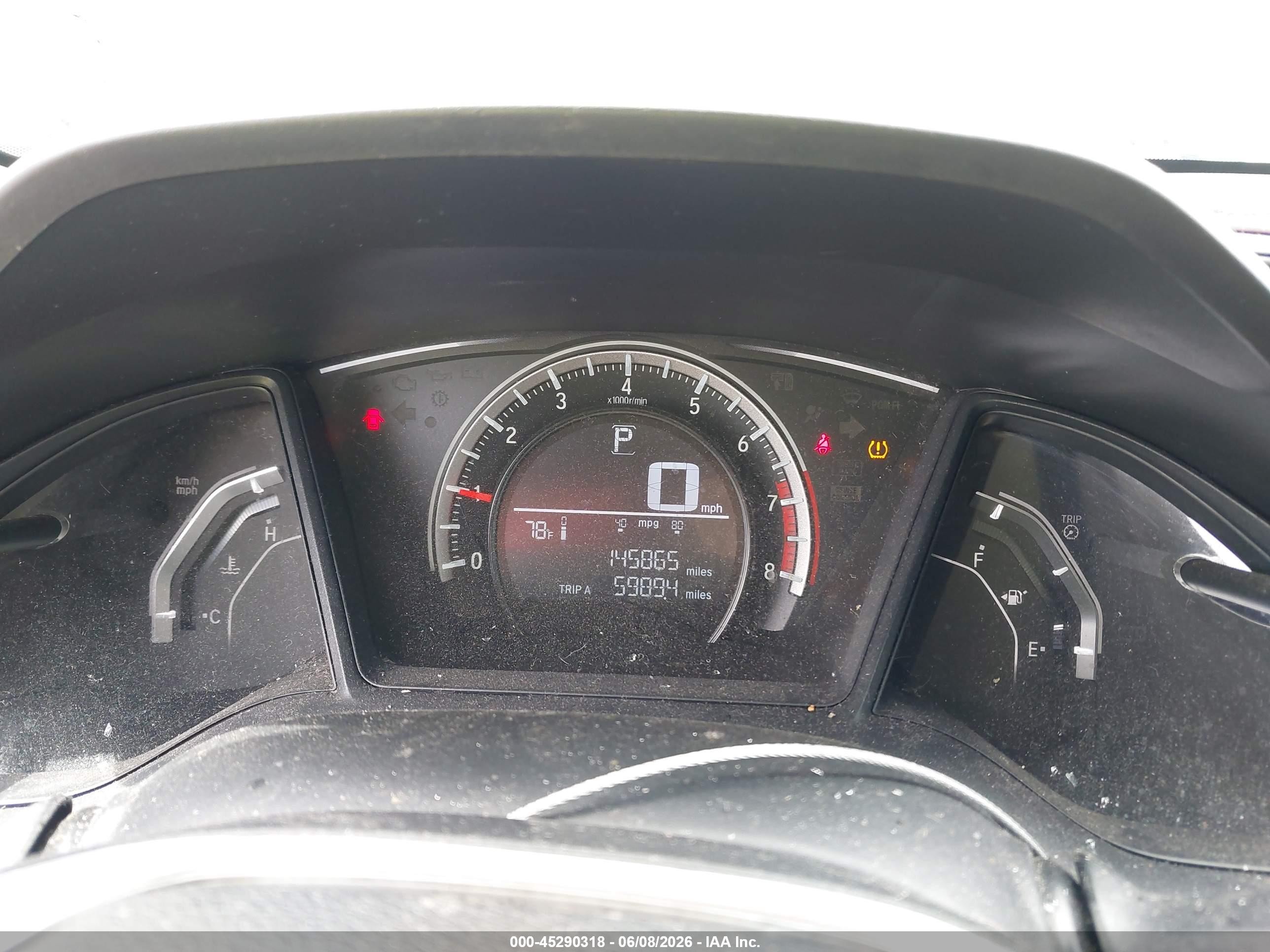 2016 Honda Civic Lx Black vin: 19XFC2F58GE092217