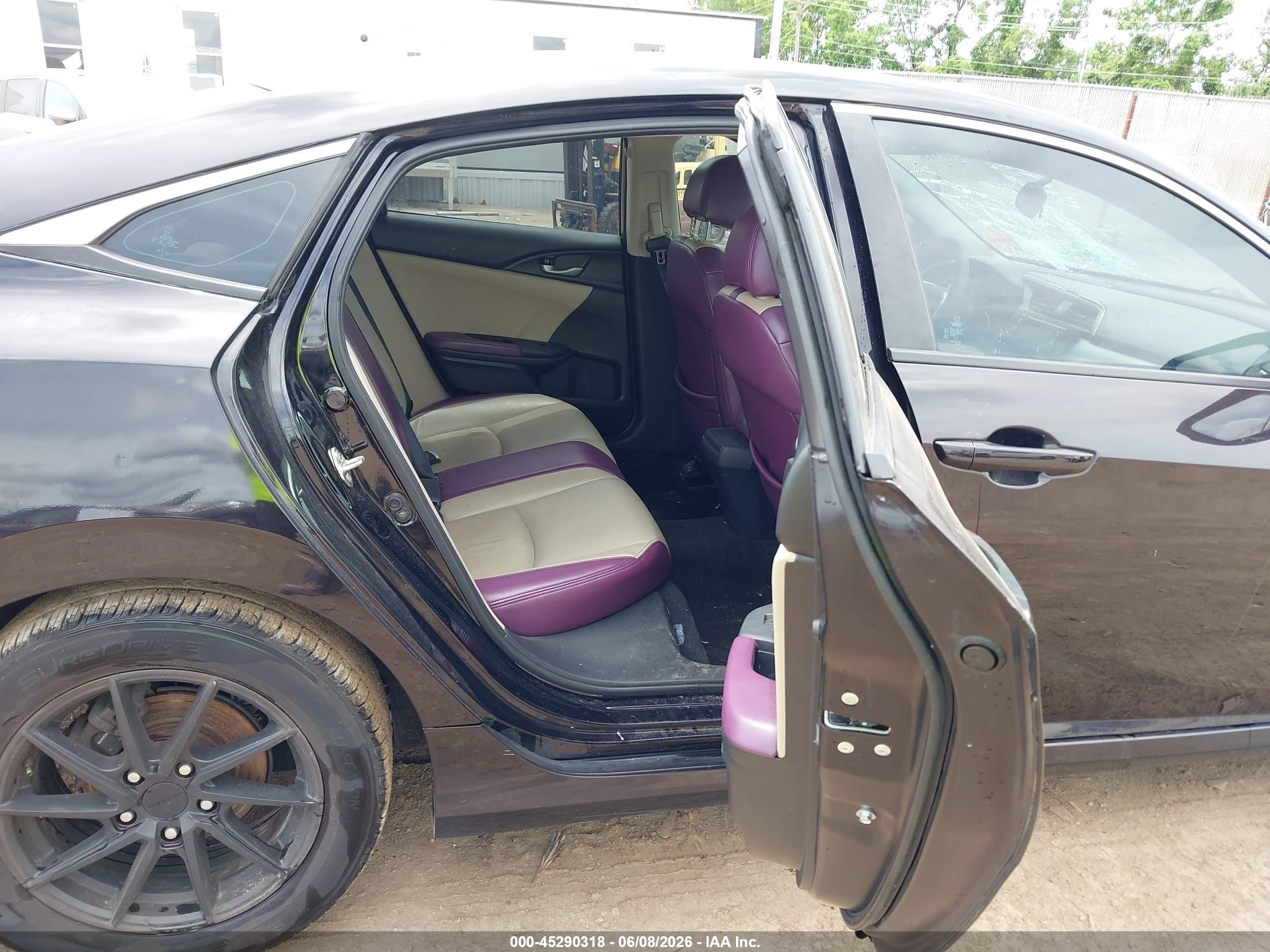 2016 Honda Civic Lx Black vin: 19XFC2F58GE092217
