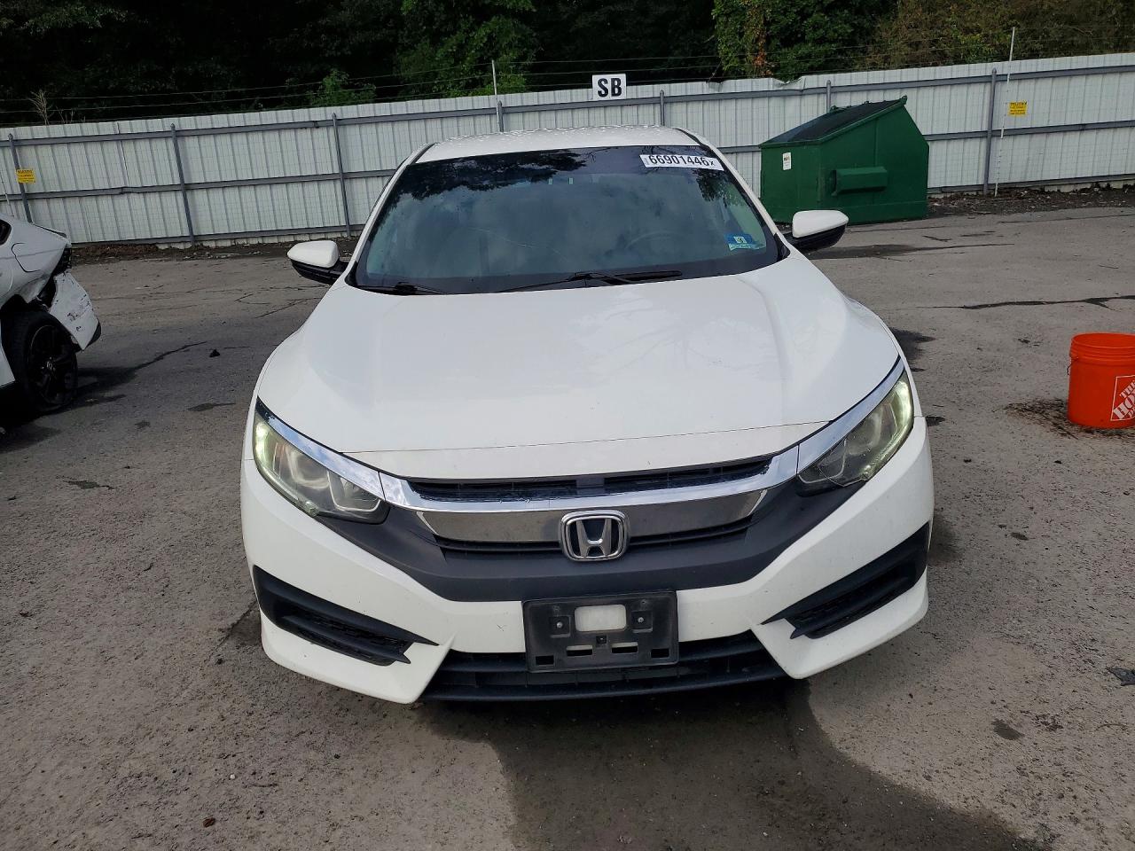 2016 Honda Civic Lx Белый vin: 19XFC2F58GE223226