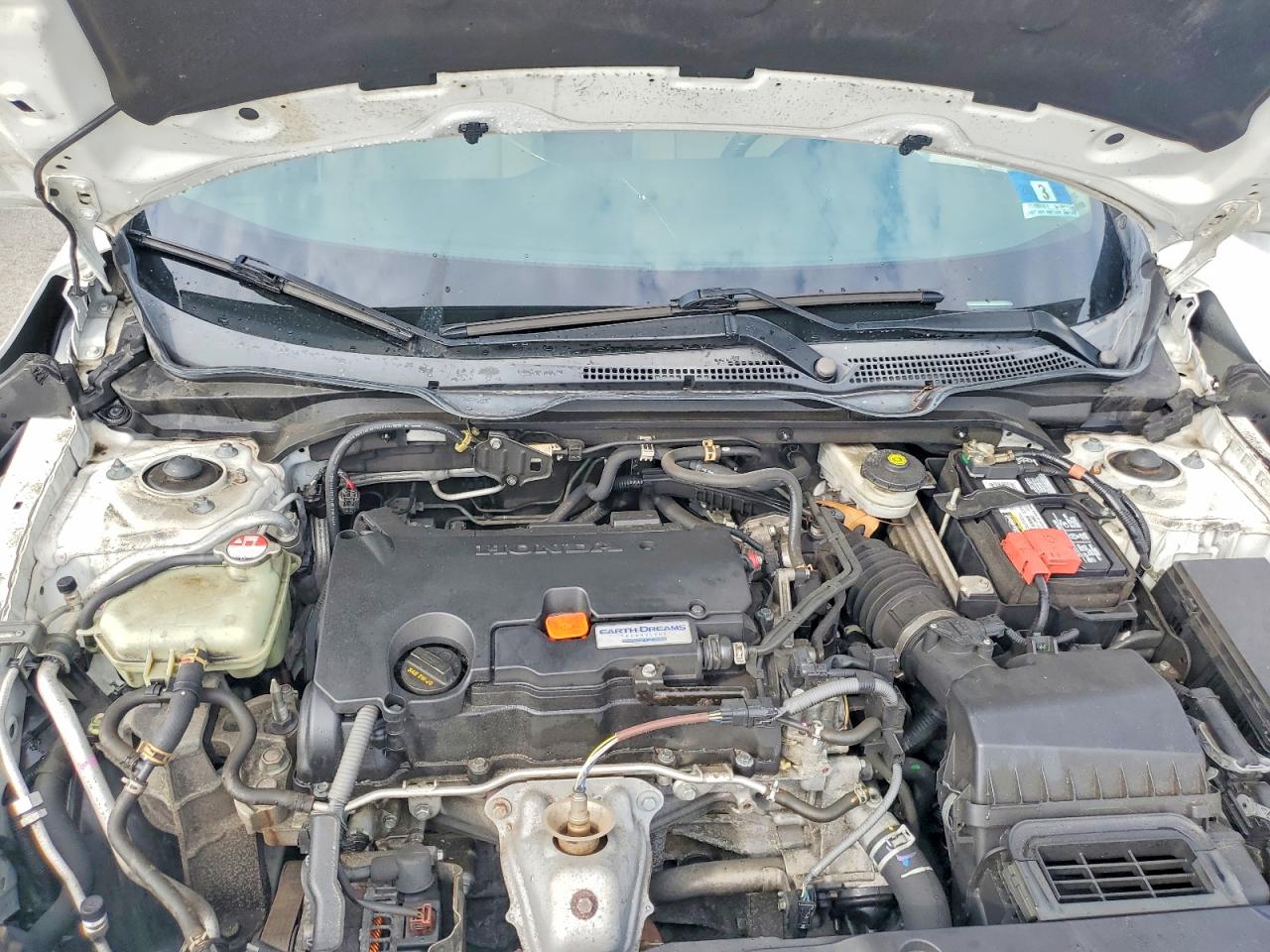 2016 Honda Civic Lx Белый vin: 19XFC2F58GE223226