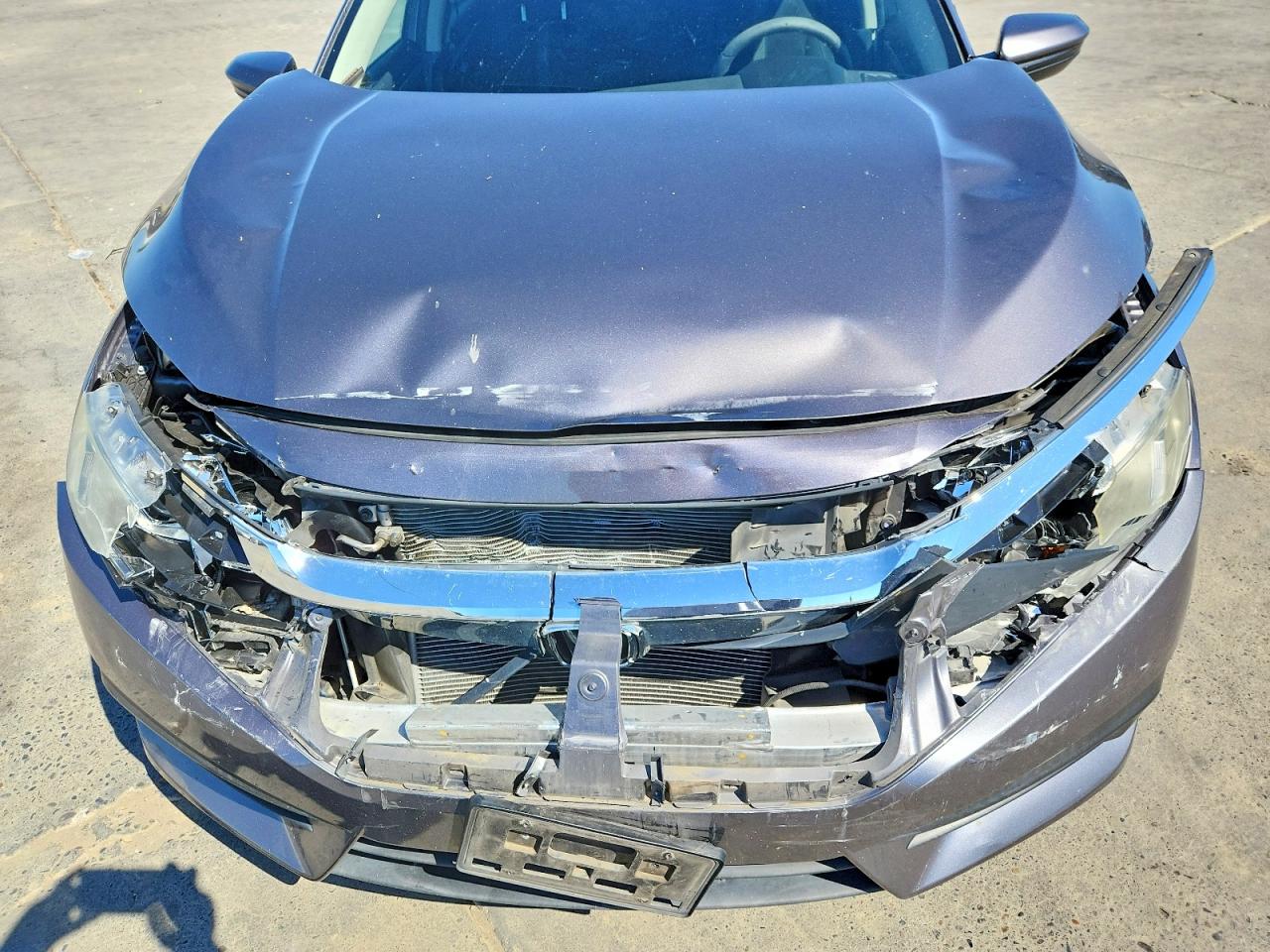 2016 Honda Civic Lx Charcoal vin: 19XFC2F58GE245890