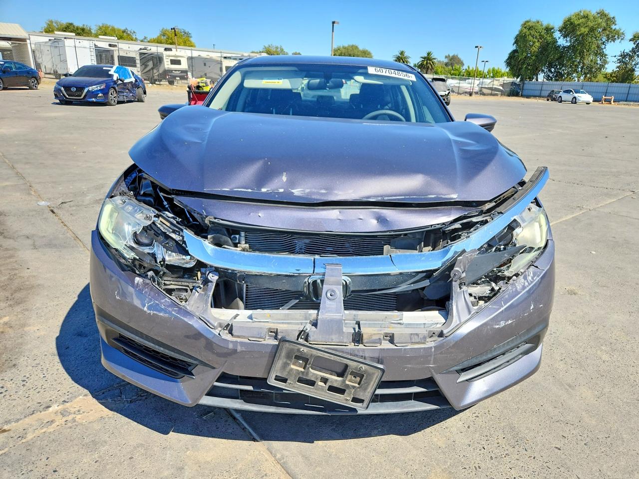 2016 Honda Civic Lx Charcoal vin: 19XFC2F58GE245890