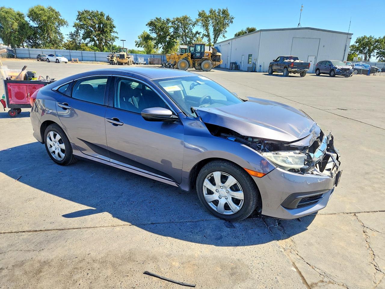 2016 Honda Civic Lx Charcoal vin: 19XFC2F58GE245890