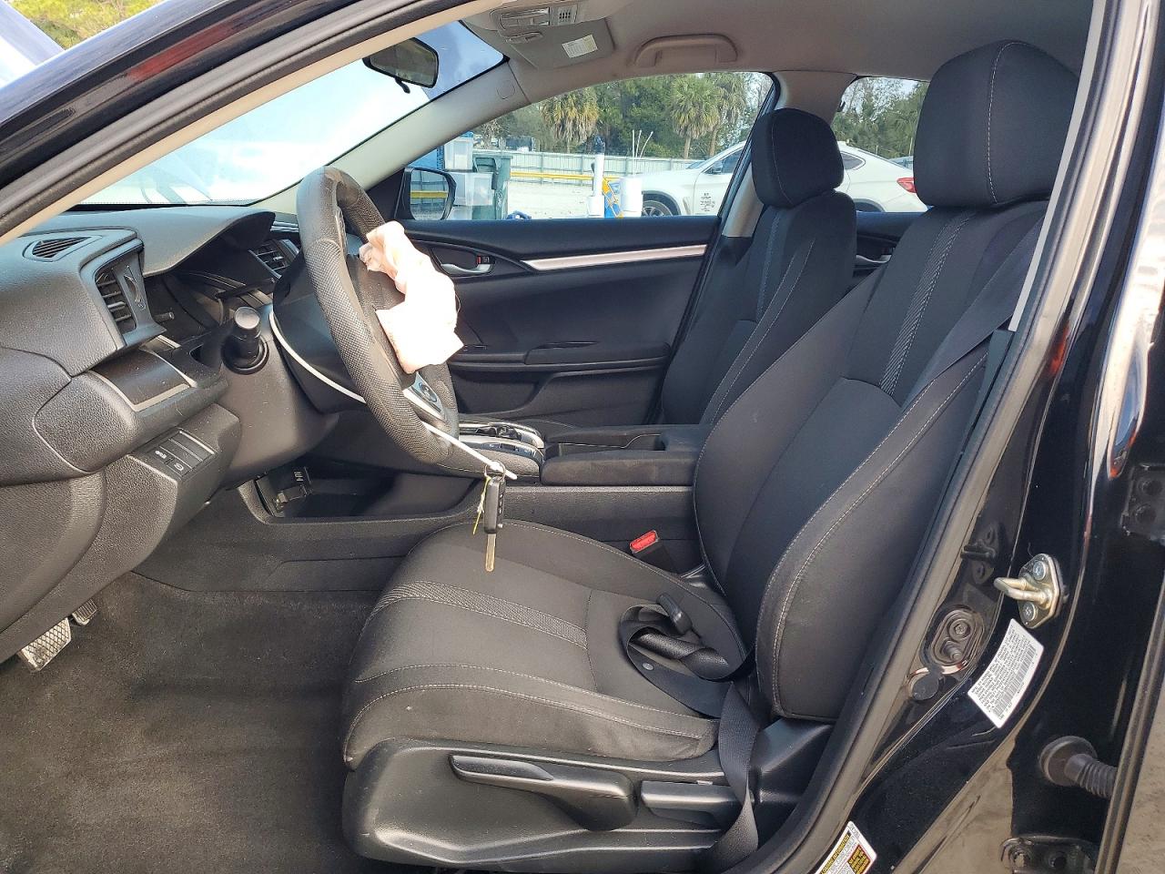 2017 Honda Civic Lx Black vin: 19XFC2F58HE028972