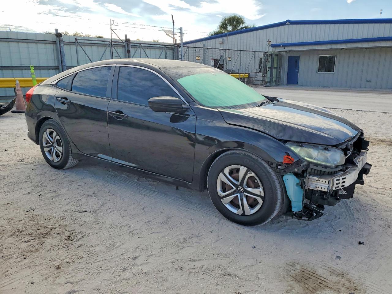 2017 Honda Civic Lx Black vin: 19XFC2F58HE028972