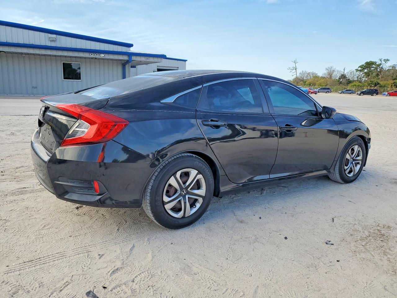 2017 Honda Civic Lx Black vin: 19XFC2F58HE028972