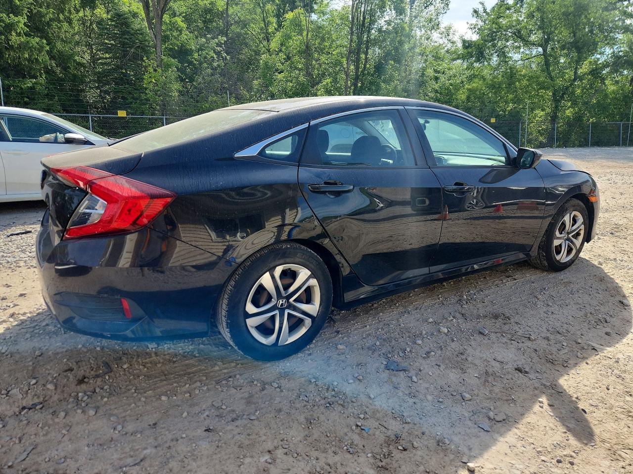 2017 Honda Civic Lx Black vin: 19XFC2F58HE076231