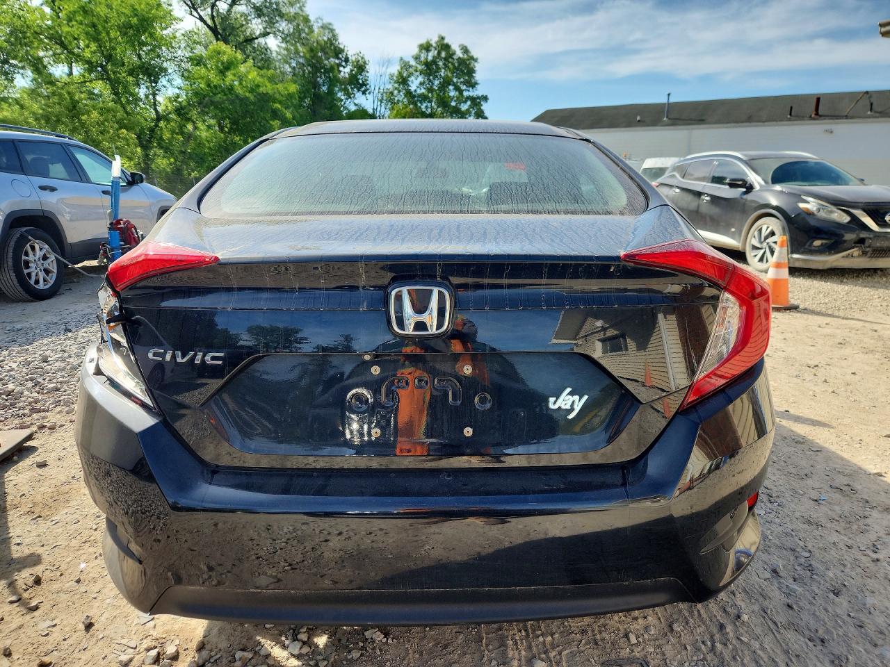 2017 Honda Civic Lx Black vin: 19XFC2F58HE076231