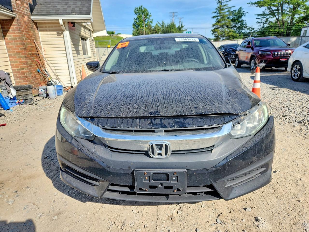 2017 Honda Civic Lx Black vin: 19XFC2F58HE076231