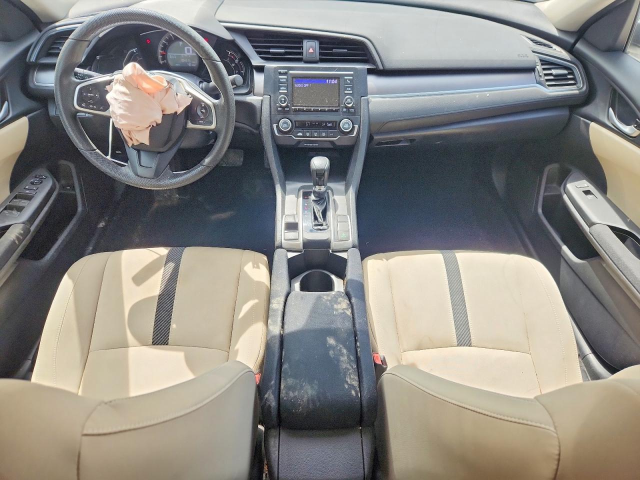 2018 Honda Civic Lx White vin: 19XFC2F58JE017511