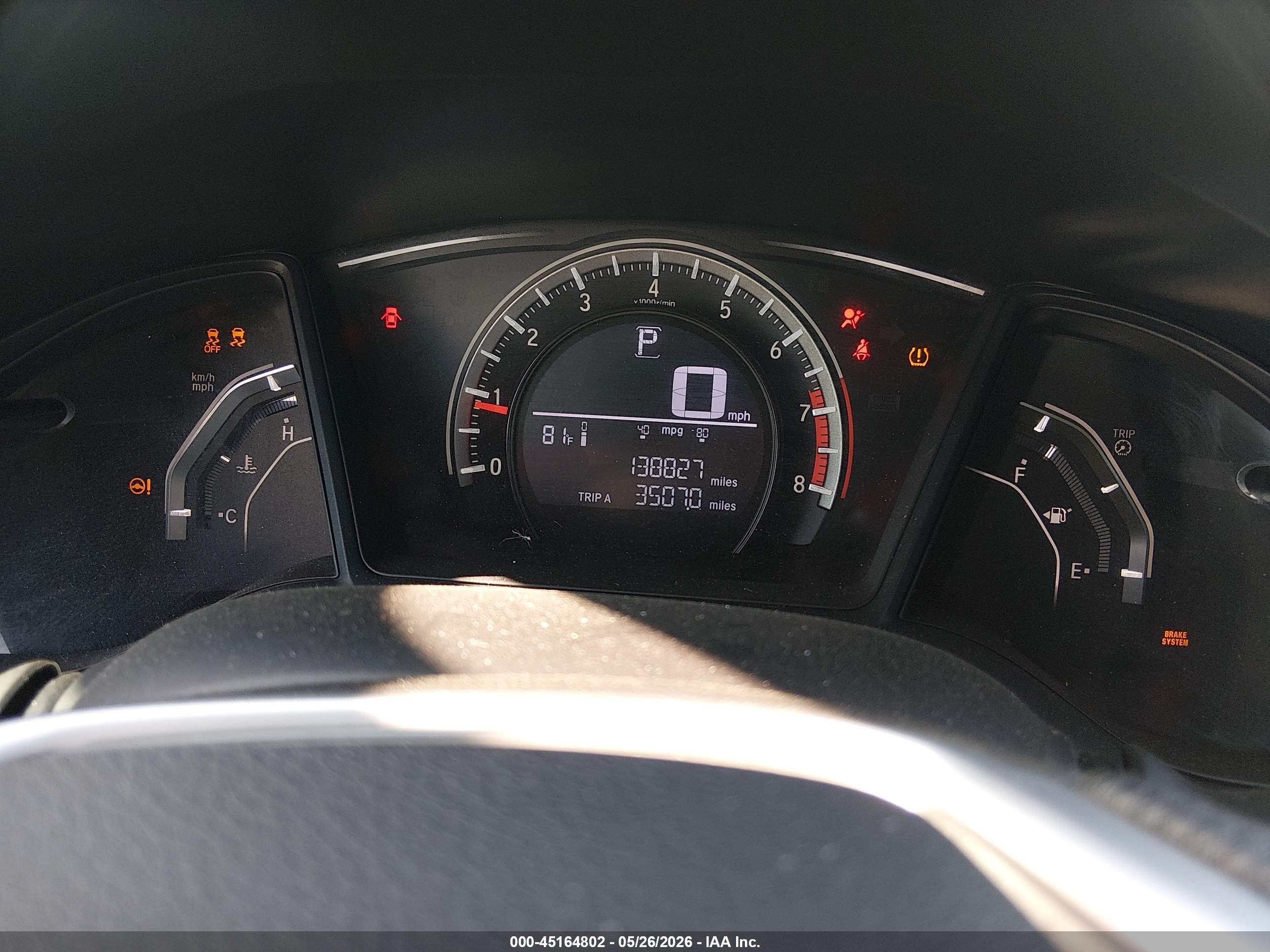 2016 Honda Civic Lx Gray vin: 19XFC2F59GE024587