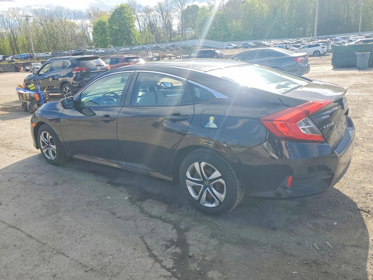 2016 Honda Civic Lx Black vin: 19XFC2F59GE034570