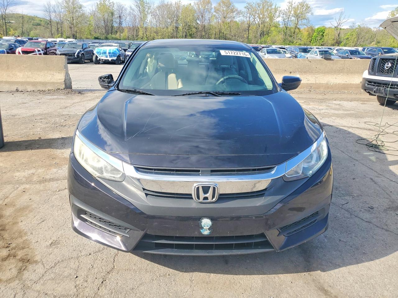 2016 Honda Civic Lx Black vin: 19XFC2F59GE034570