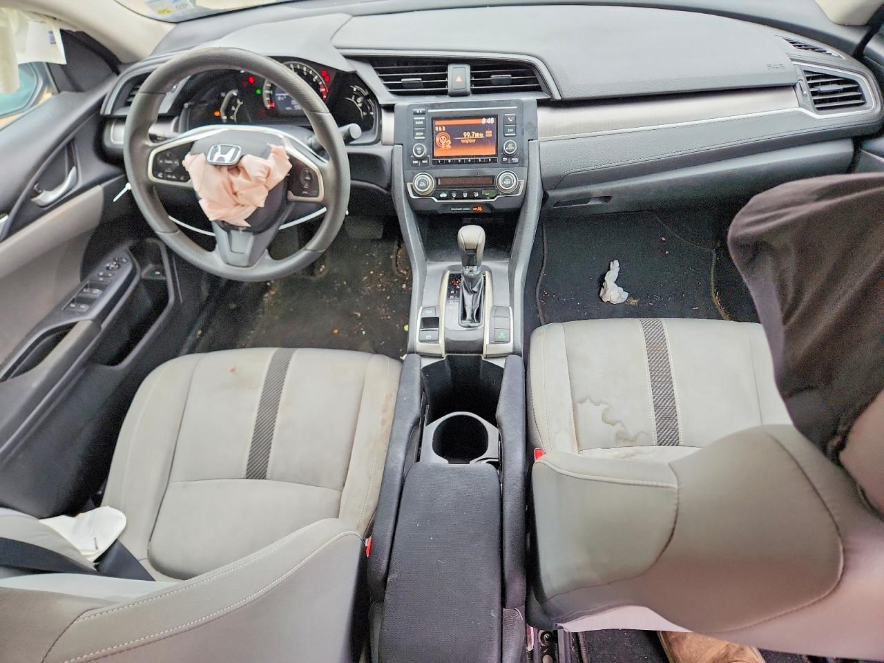 2016 Honda Civic Lx Gray vin: 19XFC2F59GE038277