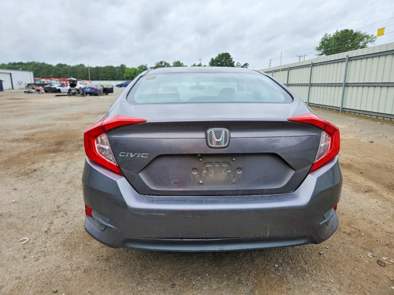 2016 Honda Civic Lx Gray vin: 19XFC2F59GE038277