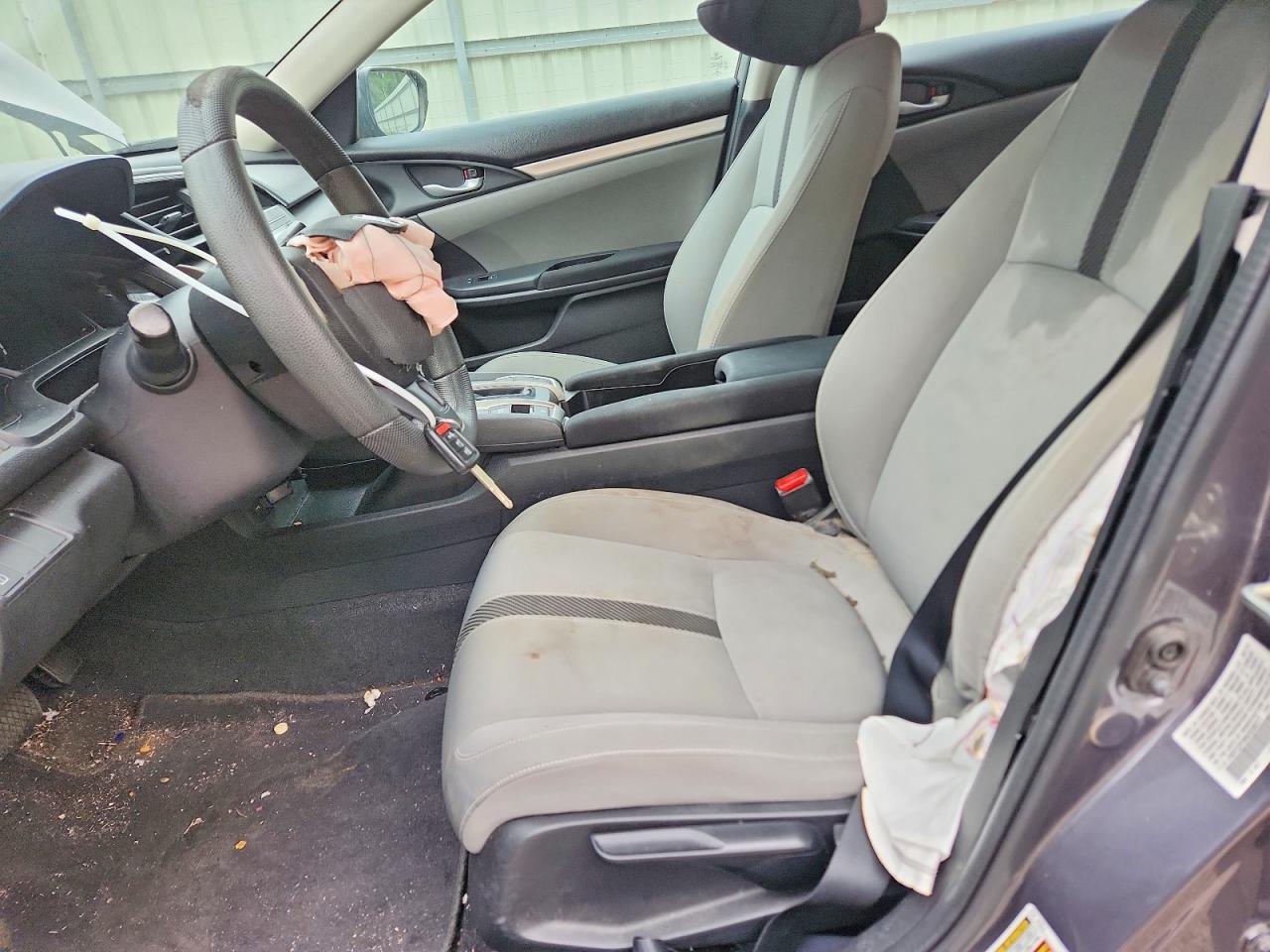 2016 Honda Civic Lx Gray vin: 19XFC2F59GE038277