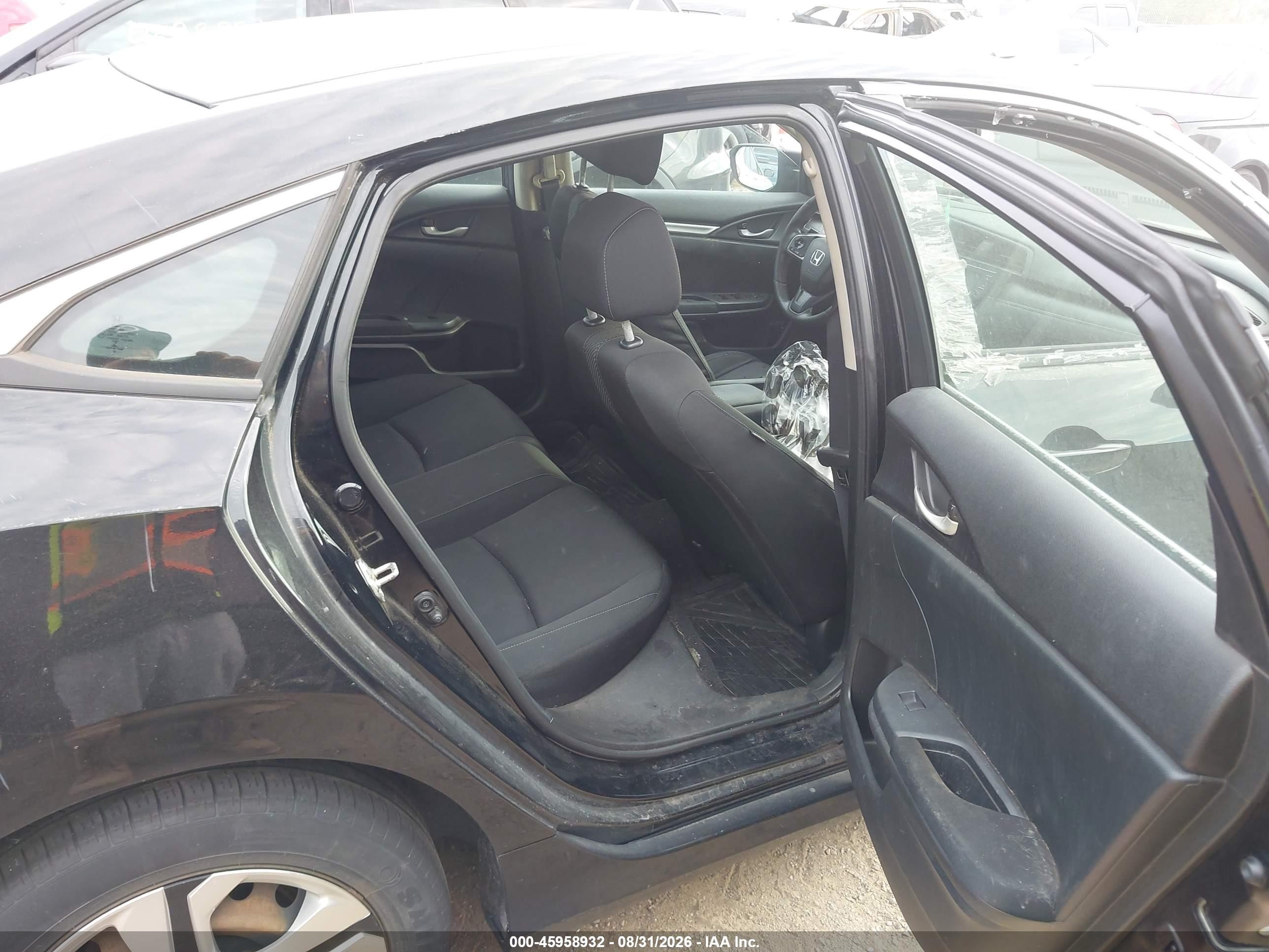 2016 Honda Civic Lx Black vin: 19XFC2F59GE091089
