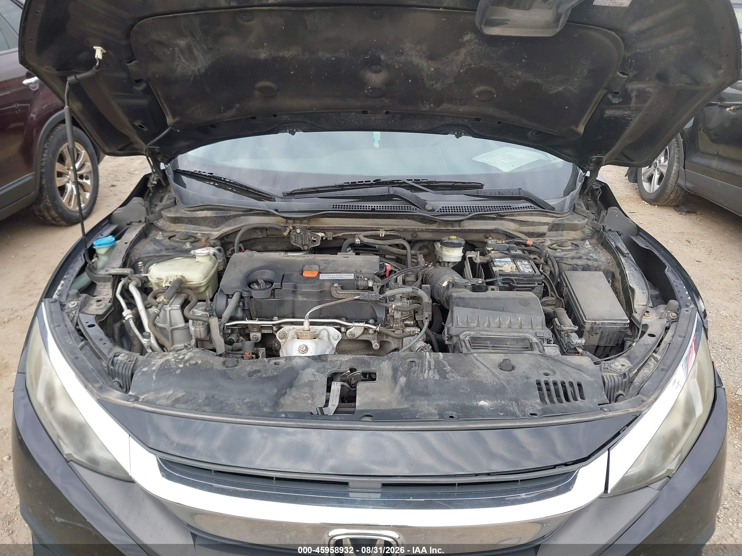 2016 Honda Civic Lx Black vin: 19XFC2F59GE091089