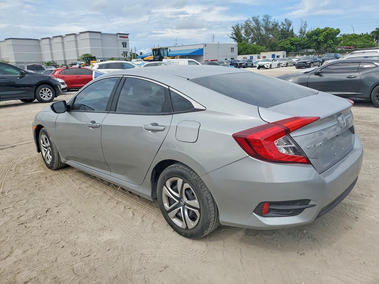 2016 Honda Civic Lx Silver vin: 19XFC2F59GE095515