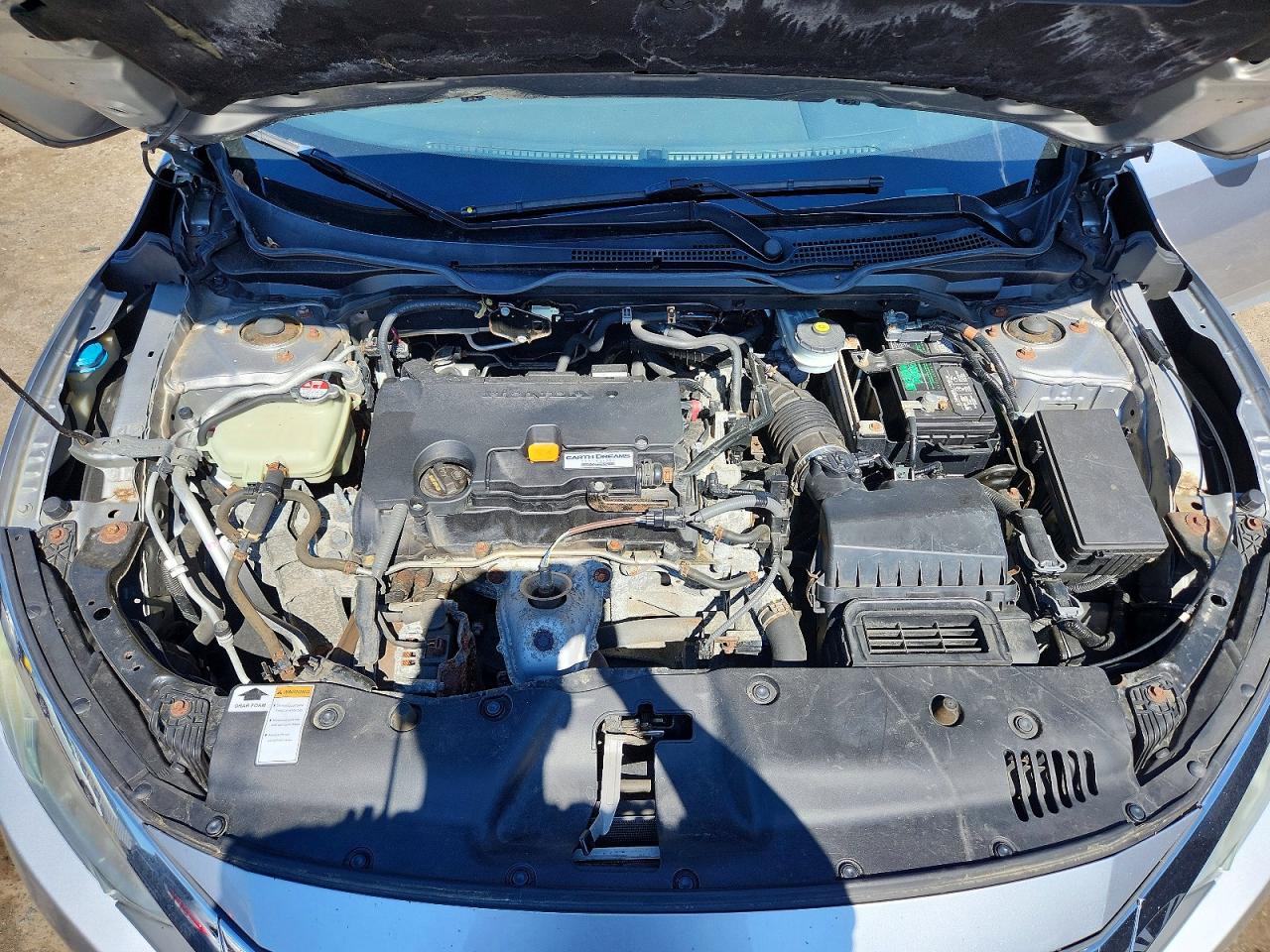2016 Honda Civic Lx Silver vin: 19XFC2F59GE213336