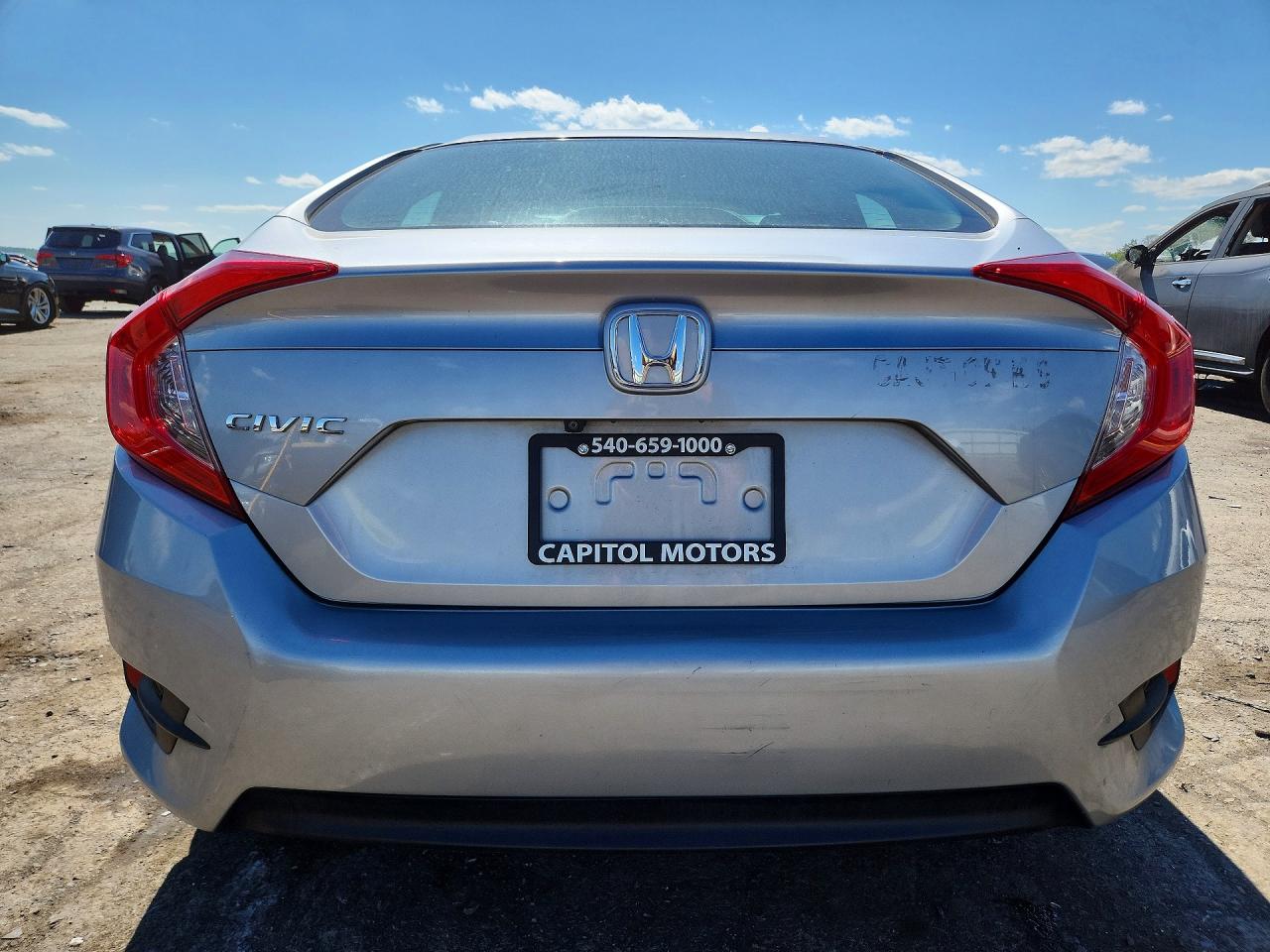 2016 Honda Civic Lx Silver vin: 19XFC2F59GE213336