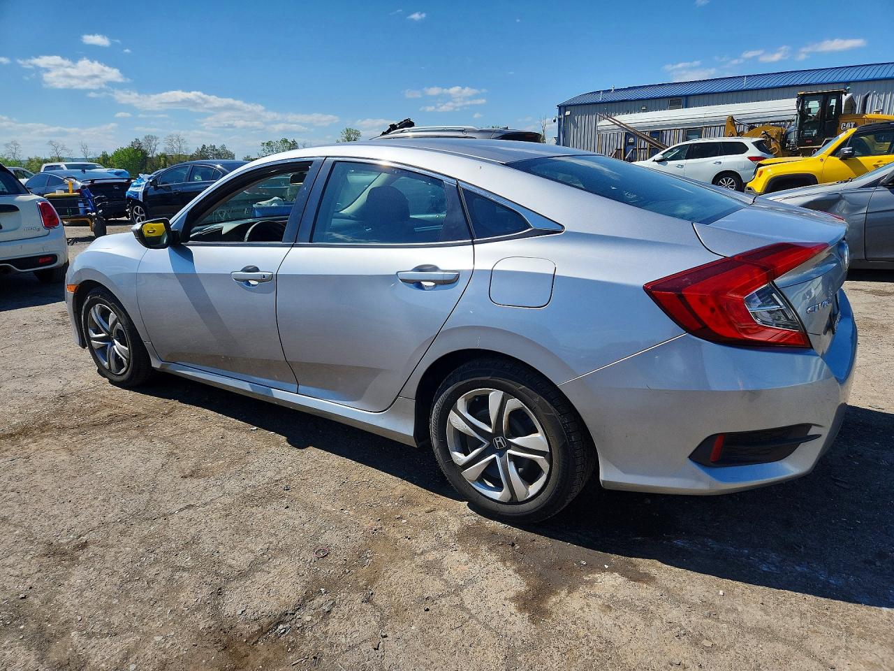 2016 Honda Civic Lx Silver vin: 19XFC2F59GE213336