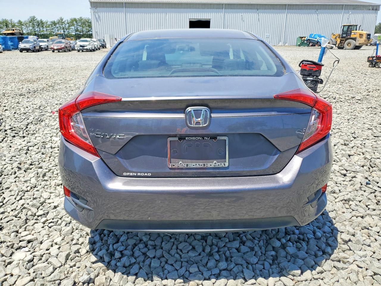 2016 Honda Civic Lx Gray vin: 19XFC2F59GE227589
