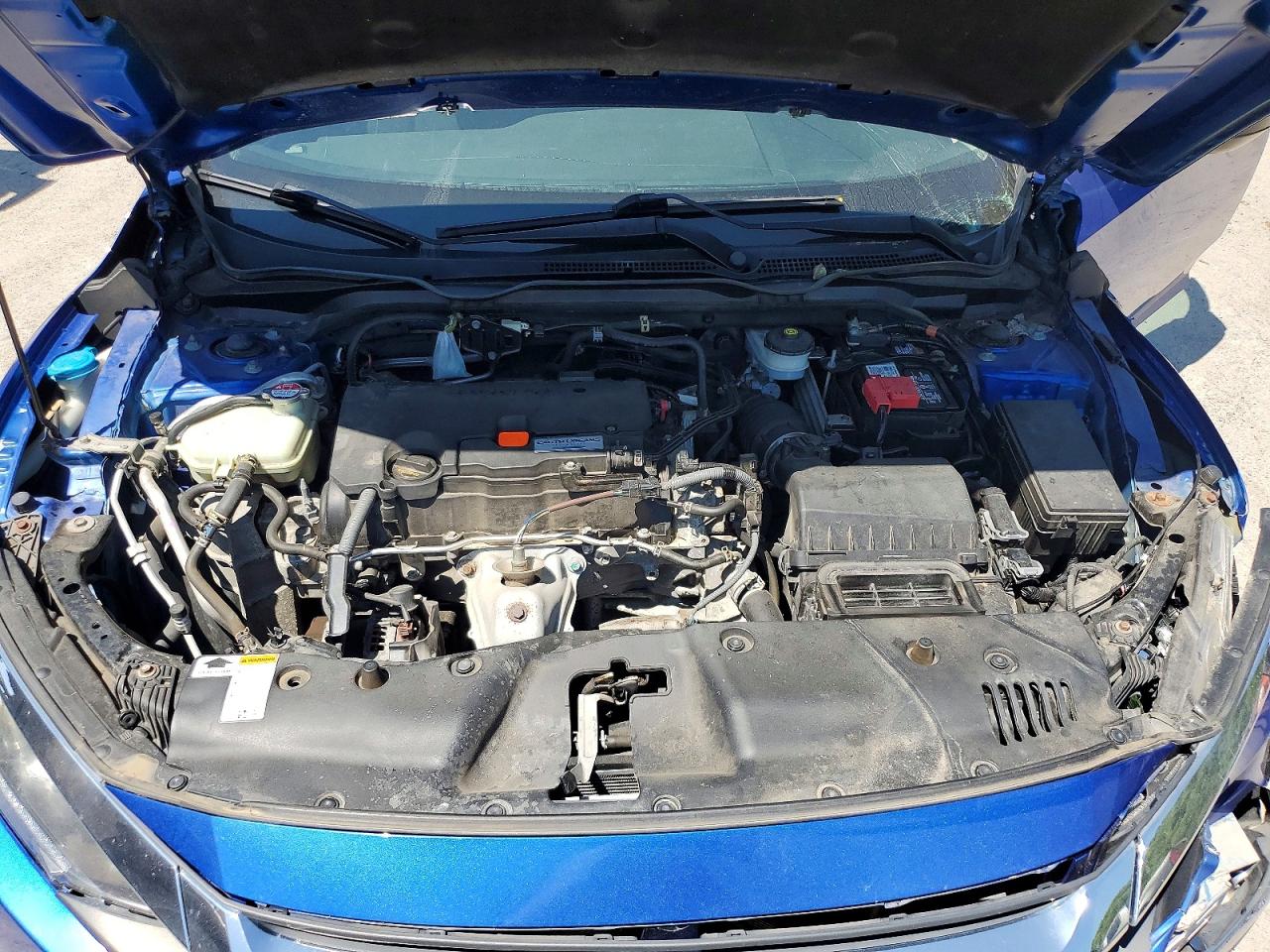 2017 Honda Civic Lx Blue vin: 19XFC2F59HE042279
