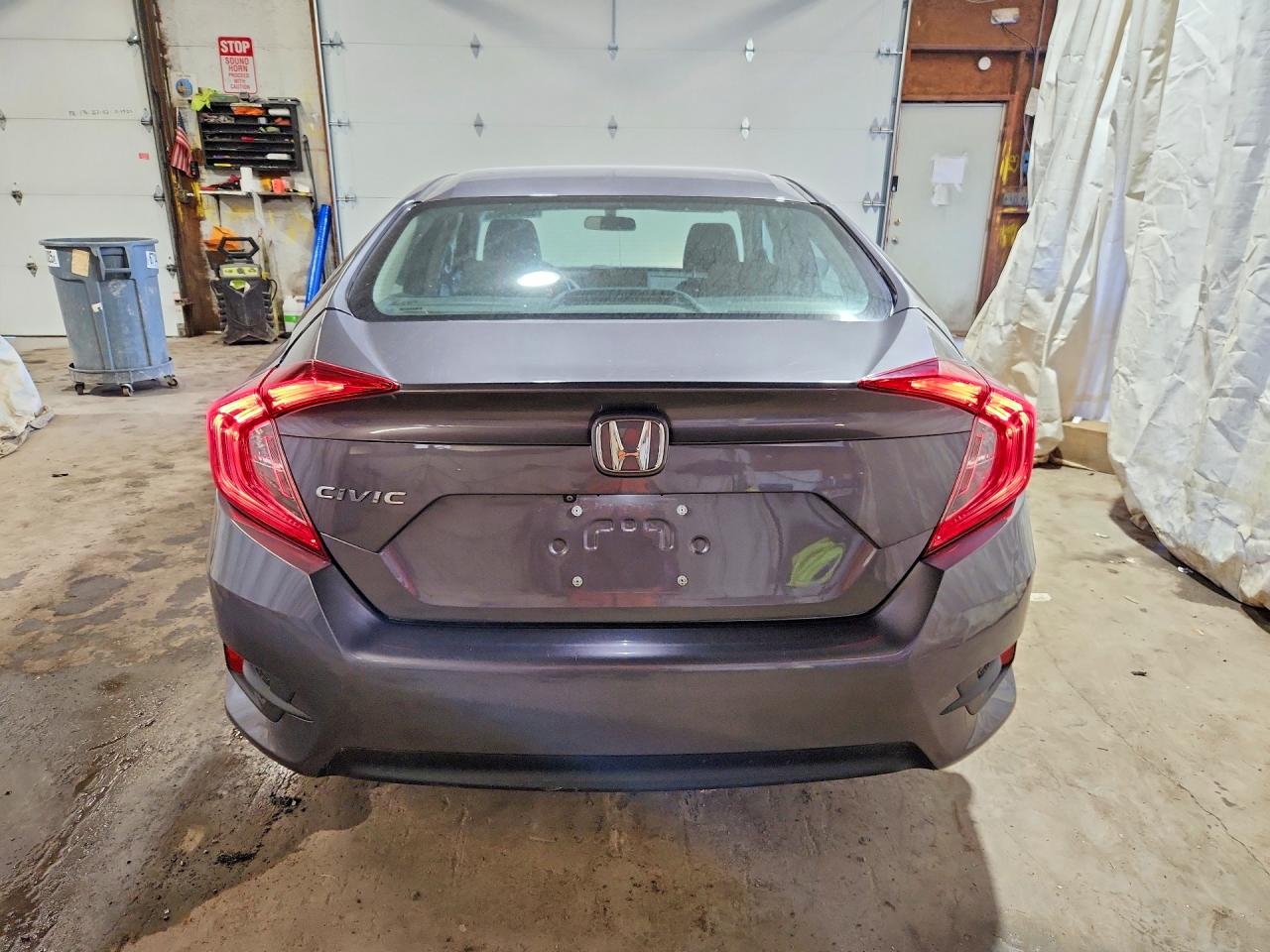 2017 Honda Civic Lx Gray vin: 19XFC2F59HE222071