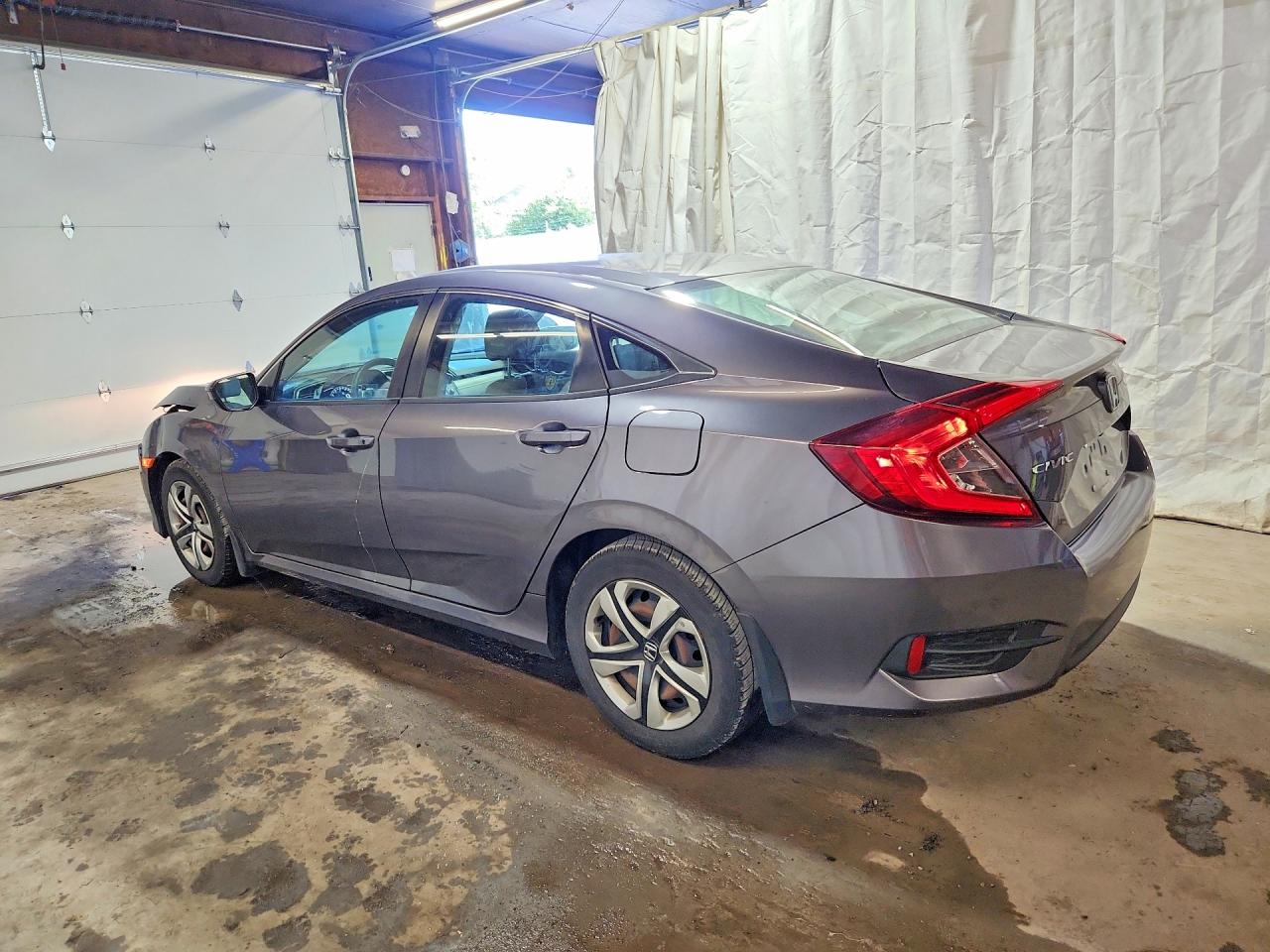 2017 Honda Civic Lx Gray vin: 19XFC2F59HE222071
