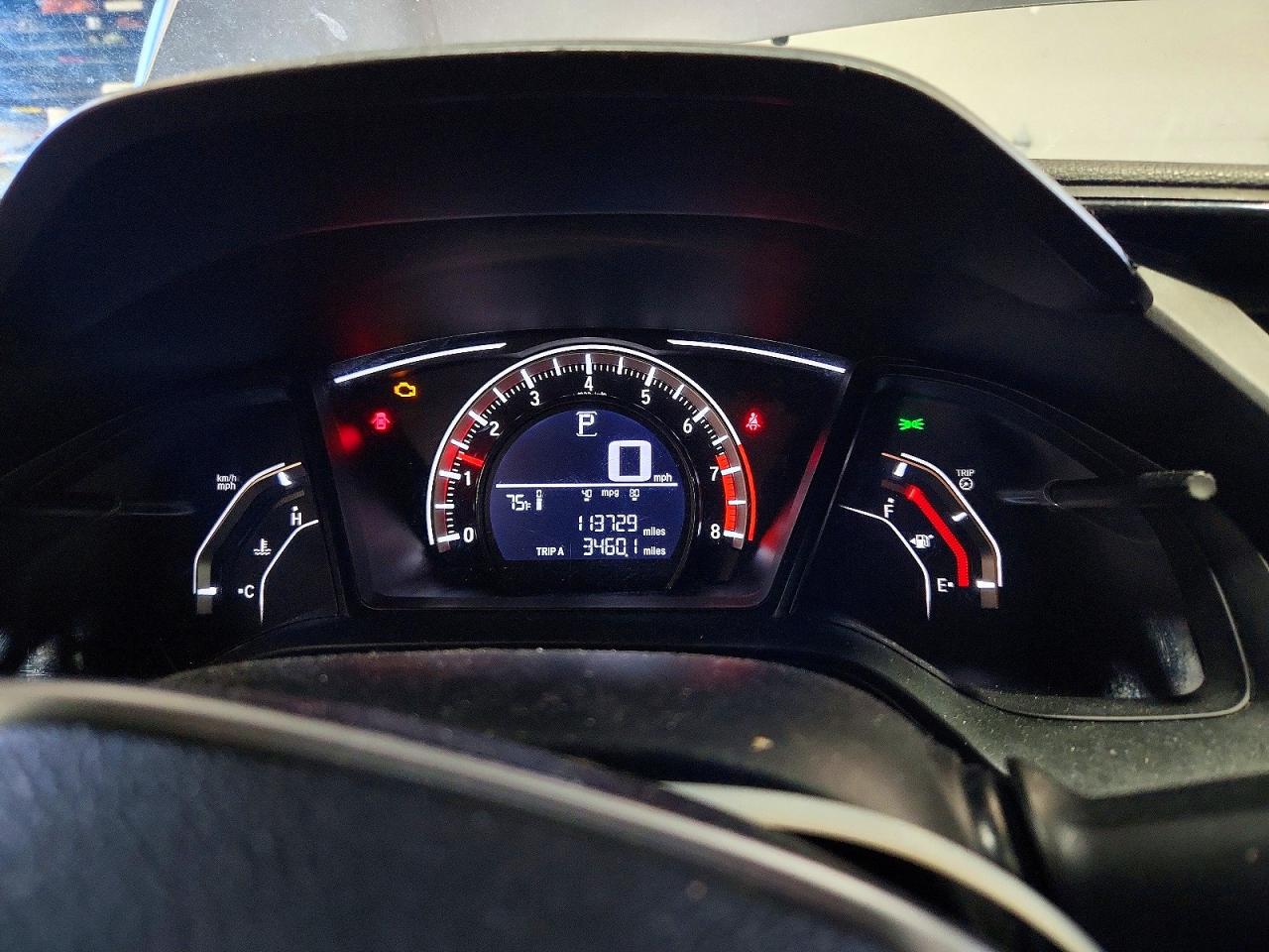 2017 Honda Civic Lx Gray vin: 19XFC2F59HE222071