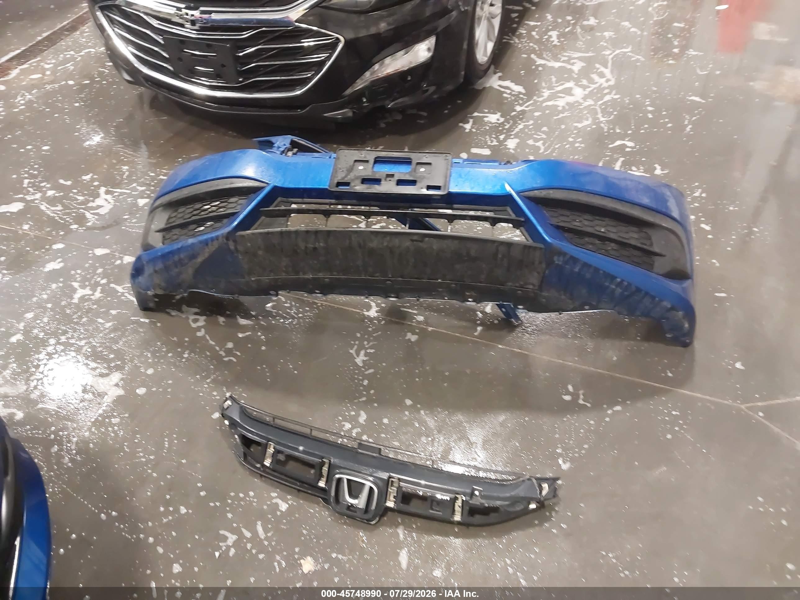 2018 Honda Civic Lx Blue vin: 19XFC2F59JE003665