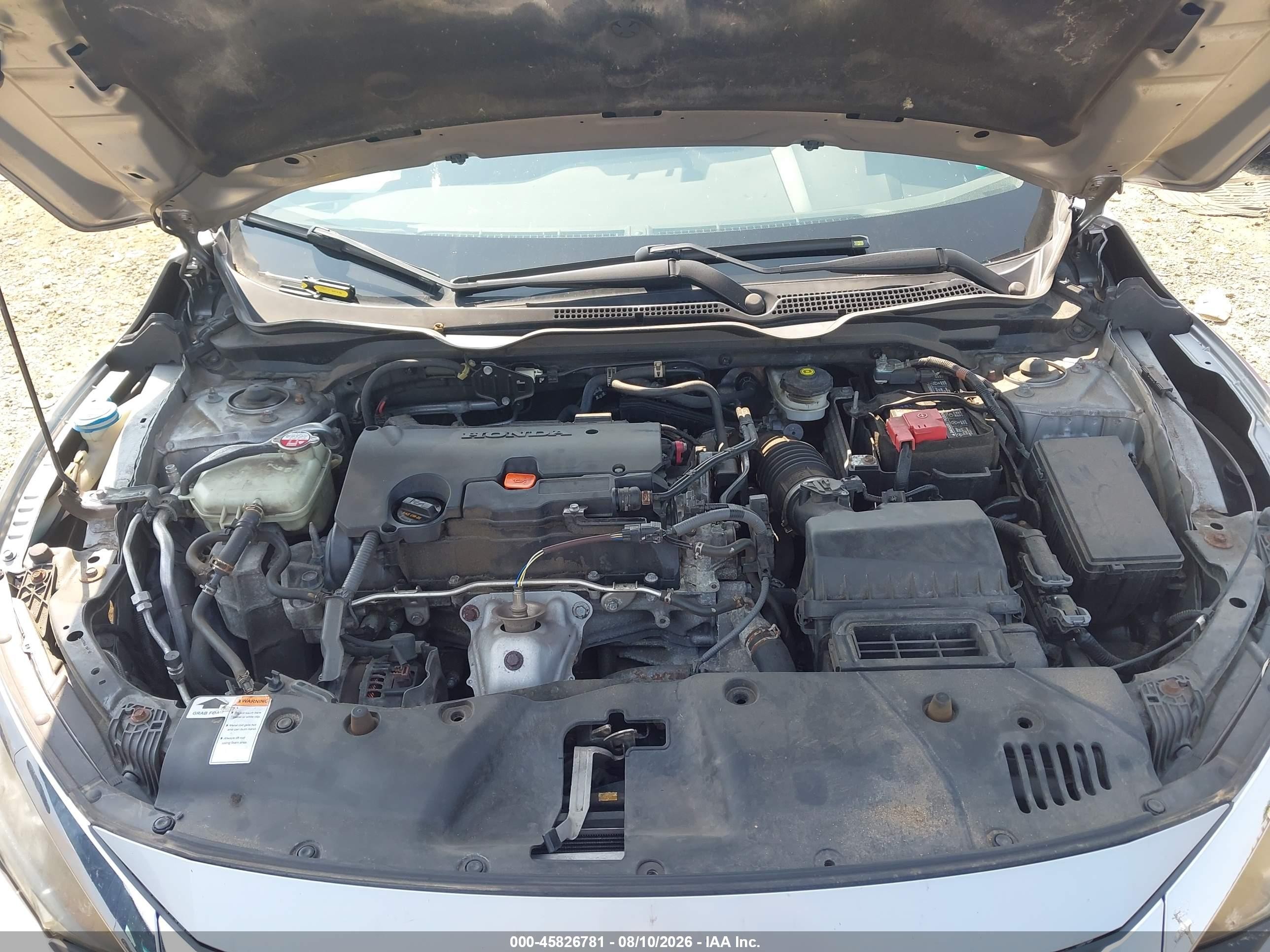 2016 Honda Civic Lx Silver vin: 19XFC2F5XGE208422
