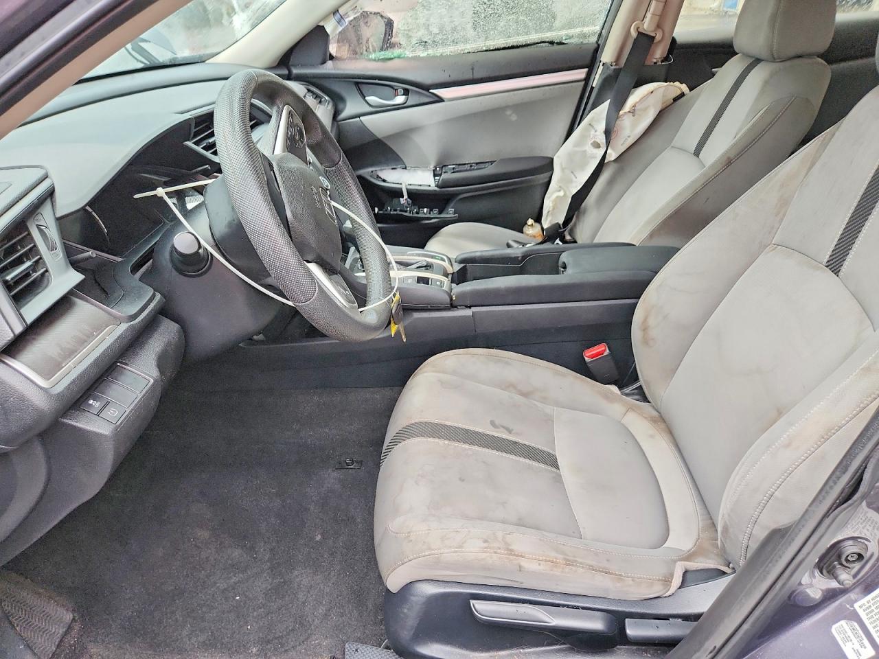 2017 Honda Civic Lx Gray vin: 19XFC2F5XHE036118