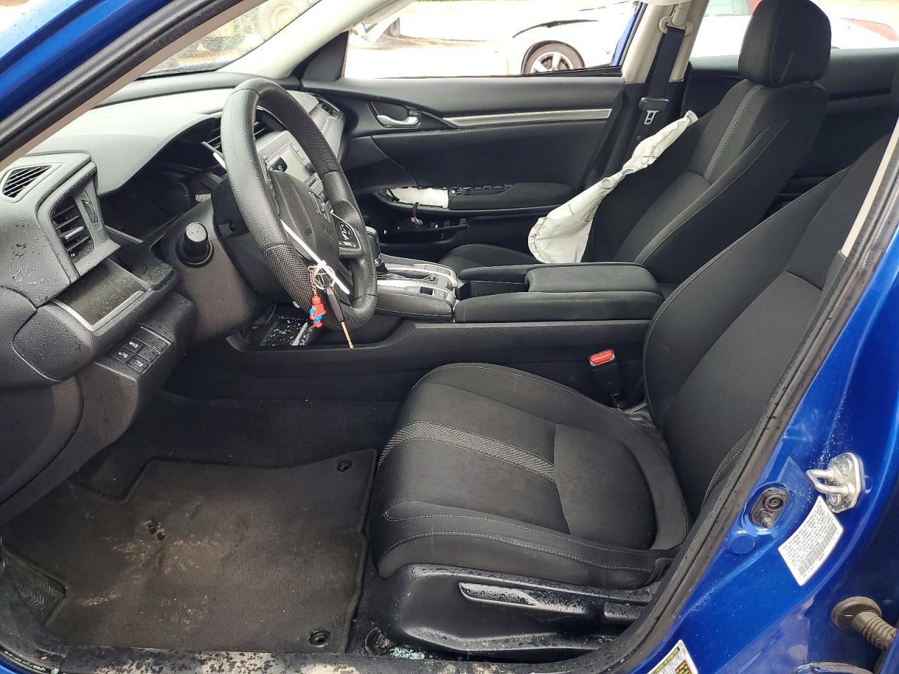 2019 Honda Civic Lx Blue vin: 19XFC2F60KE025399