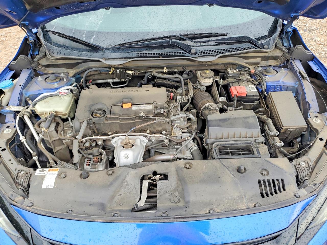 2019 Honda Civic Lx Blue vin: 19XFC2F60KE025399