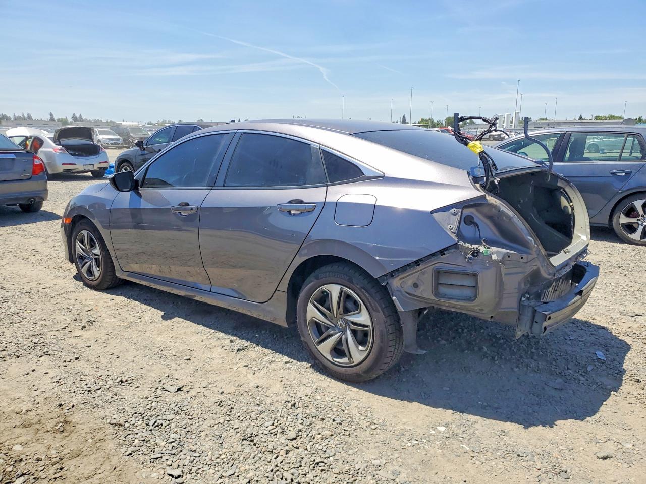 2020 Honda Civic Lx Gray vin: 19XFC2F60LE202048