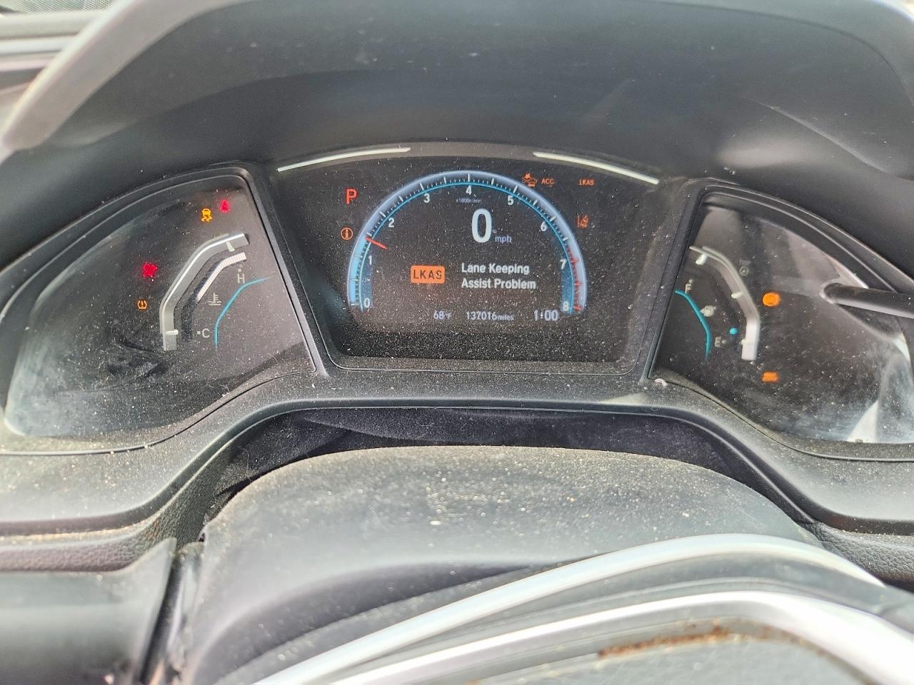 2019 Honda Civic Lx Gray vin: 19XFC2F61KE021569