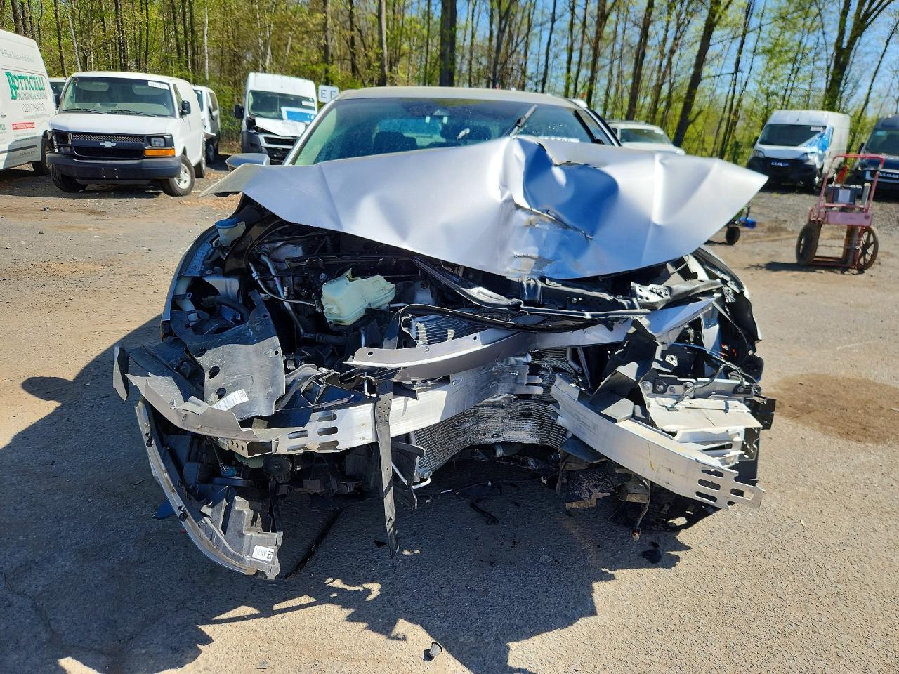 2019 Honda Civic Lx Silver vin: 19XFC2F61KE021829