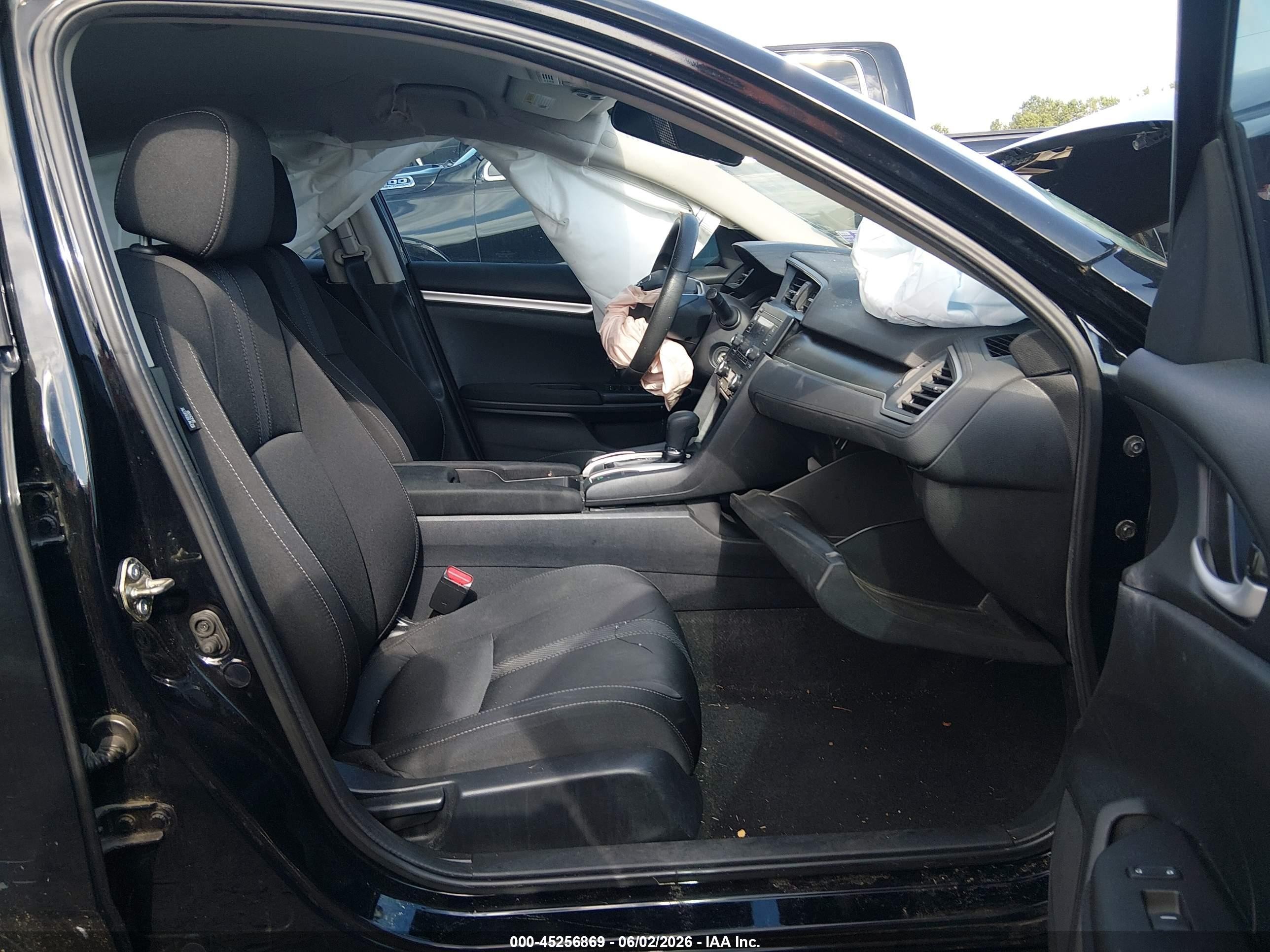 2020 Honda Civic Lx Black vin: 19XFC2F61LE004014