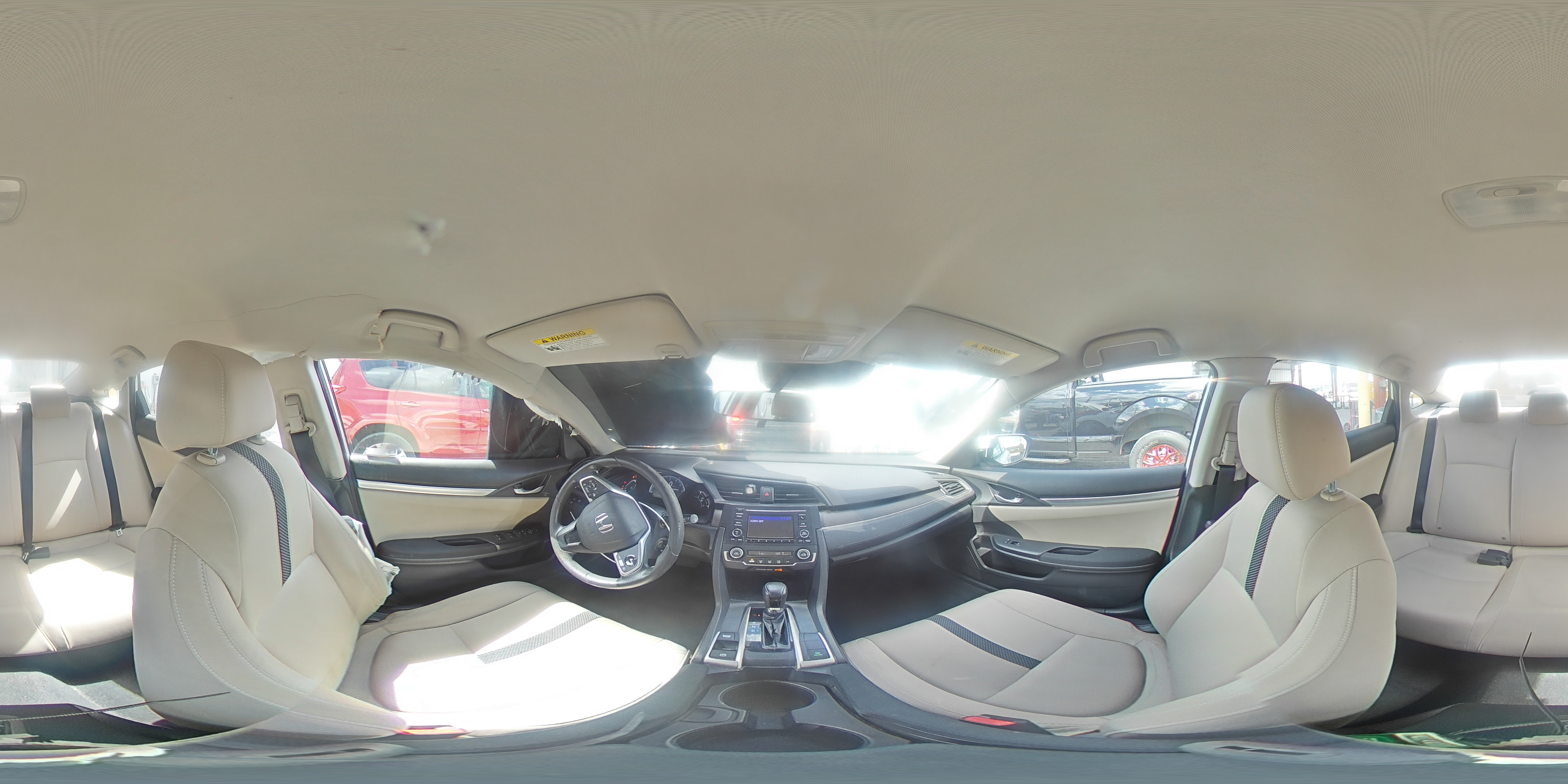 2020 Honda Civic Lx White vin: 19XFC2F61LE010671