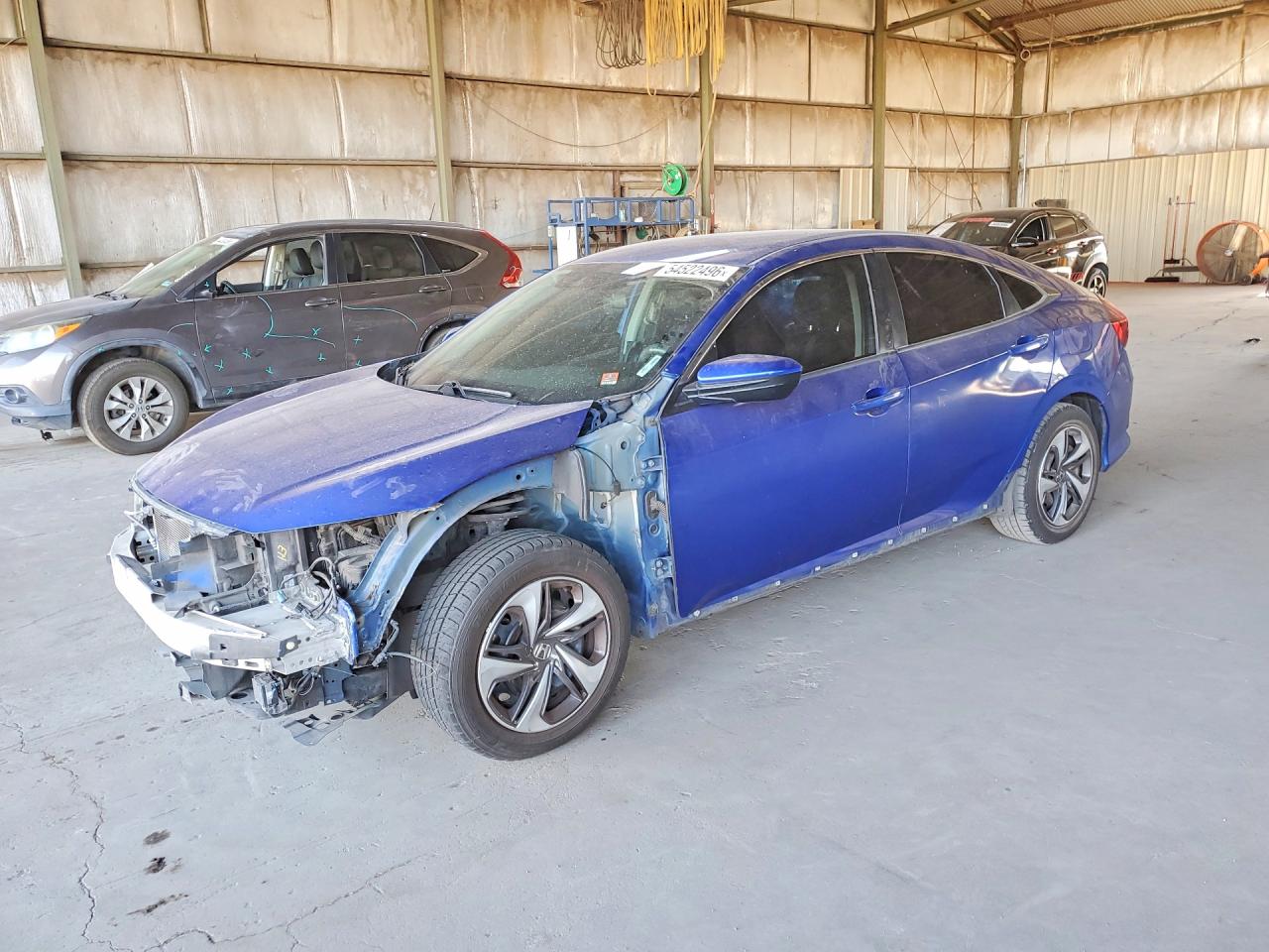 2020 Honda Civic Lx Blue vin: 19XFC2F61LE021721