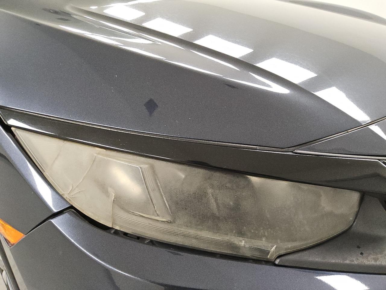 2019 Honda Civic Lx Blue vin: 19XFC2F63KE006362 Damage: Right Head Lamp, Faded, Repair Required
