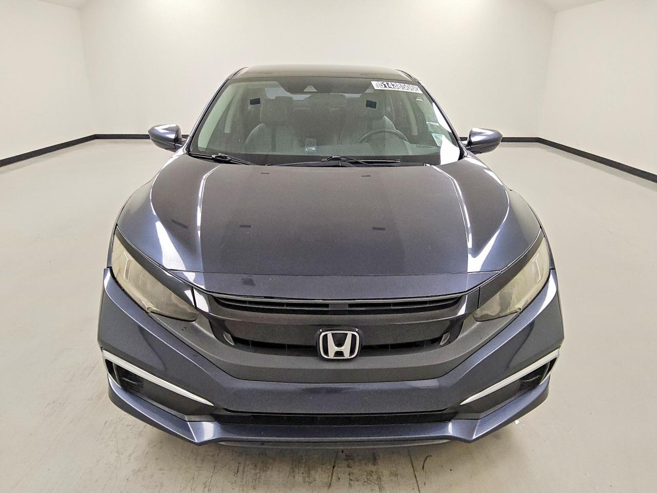 2019 Honda Civic Lx Blue vin: 19XFC2F63KE006362