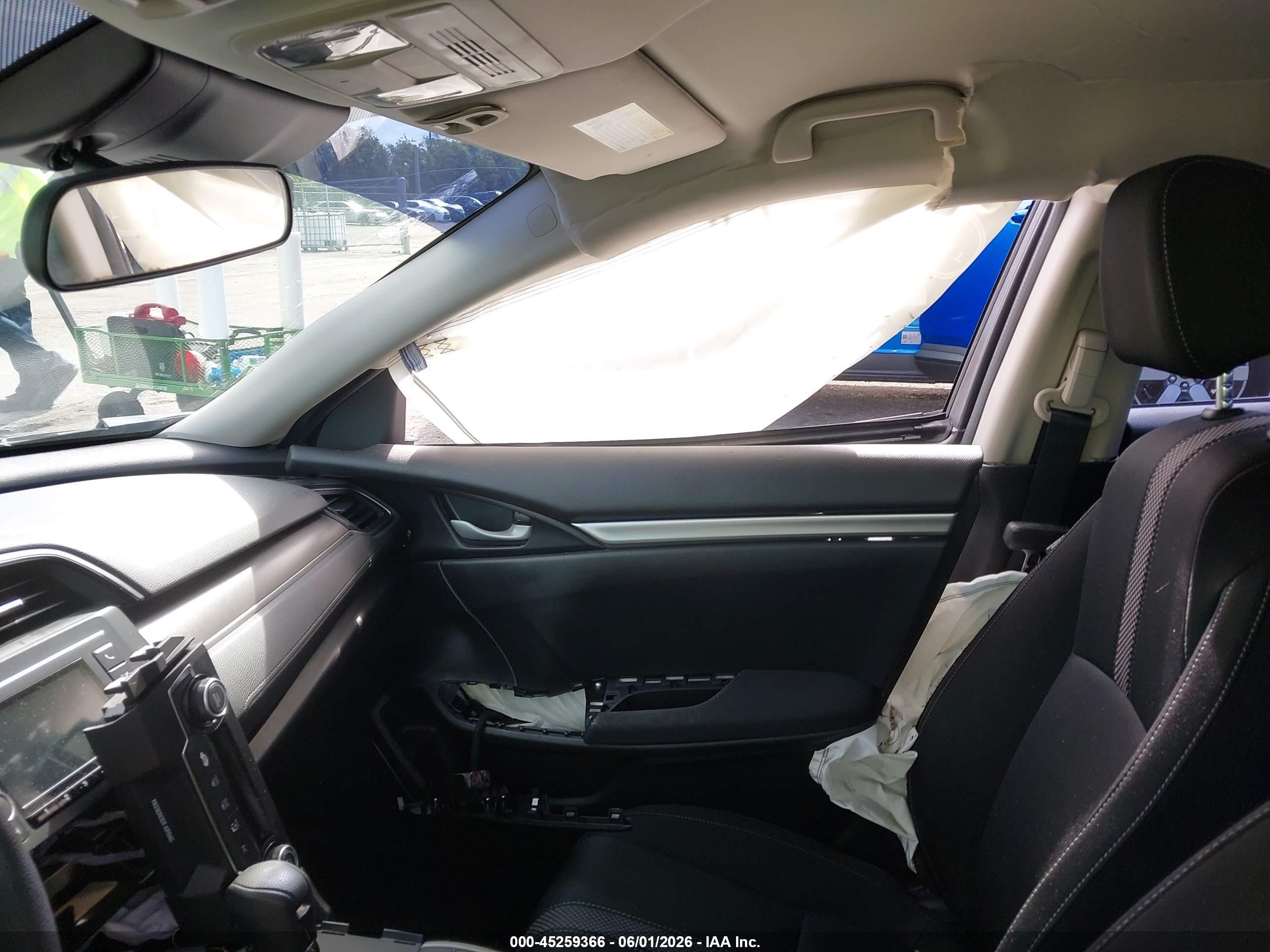 2019 Honda Civic Lx Gray vin: 19XFC2F63KE015689